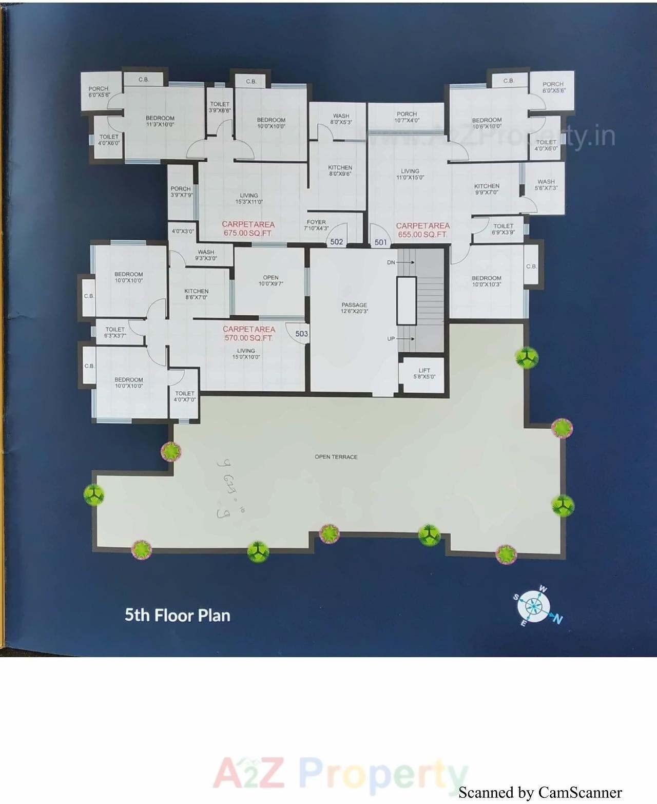 Layout of real estate project Balaji Palace located at Kangashiyali, Rajkot, Gujarat