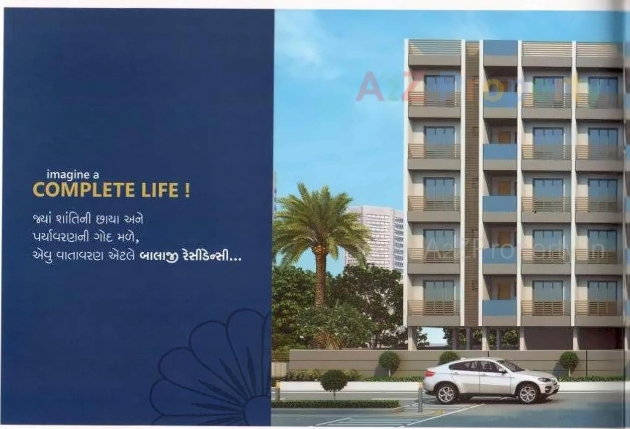 3D Elevation of real estate project Balaji Residency located at Kangashiyali, Rajkot, Gujarat