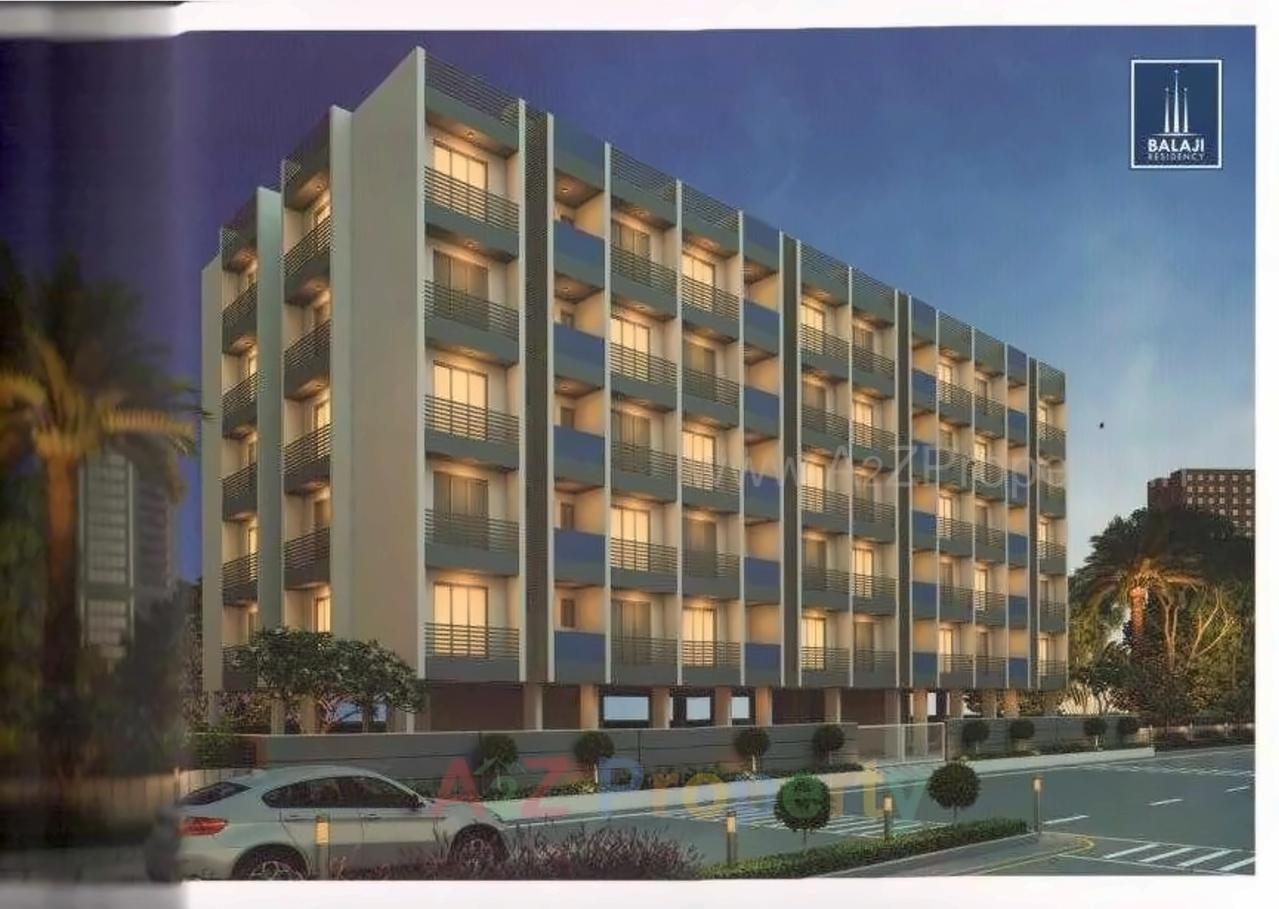 3D Elevation of real estate project Balaji Residency located at Kangashiyali, Rajkot, Gujarat