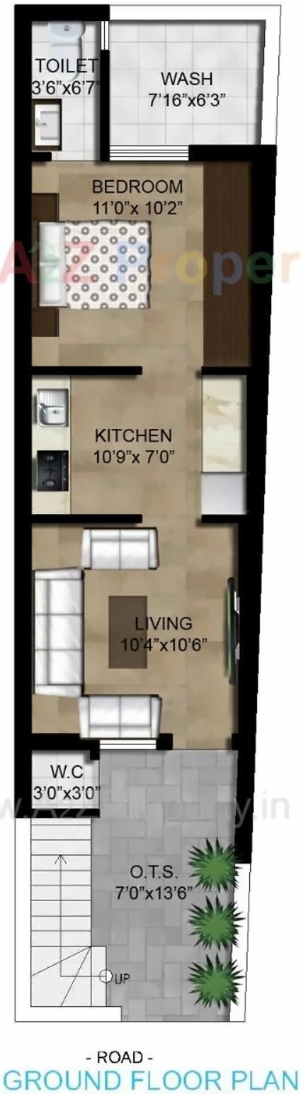 Layout of real estate project Balaji Residency located at Metoda, Rajkot, Gujarat