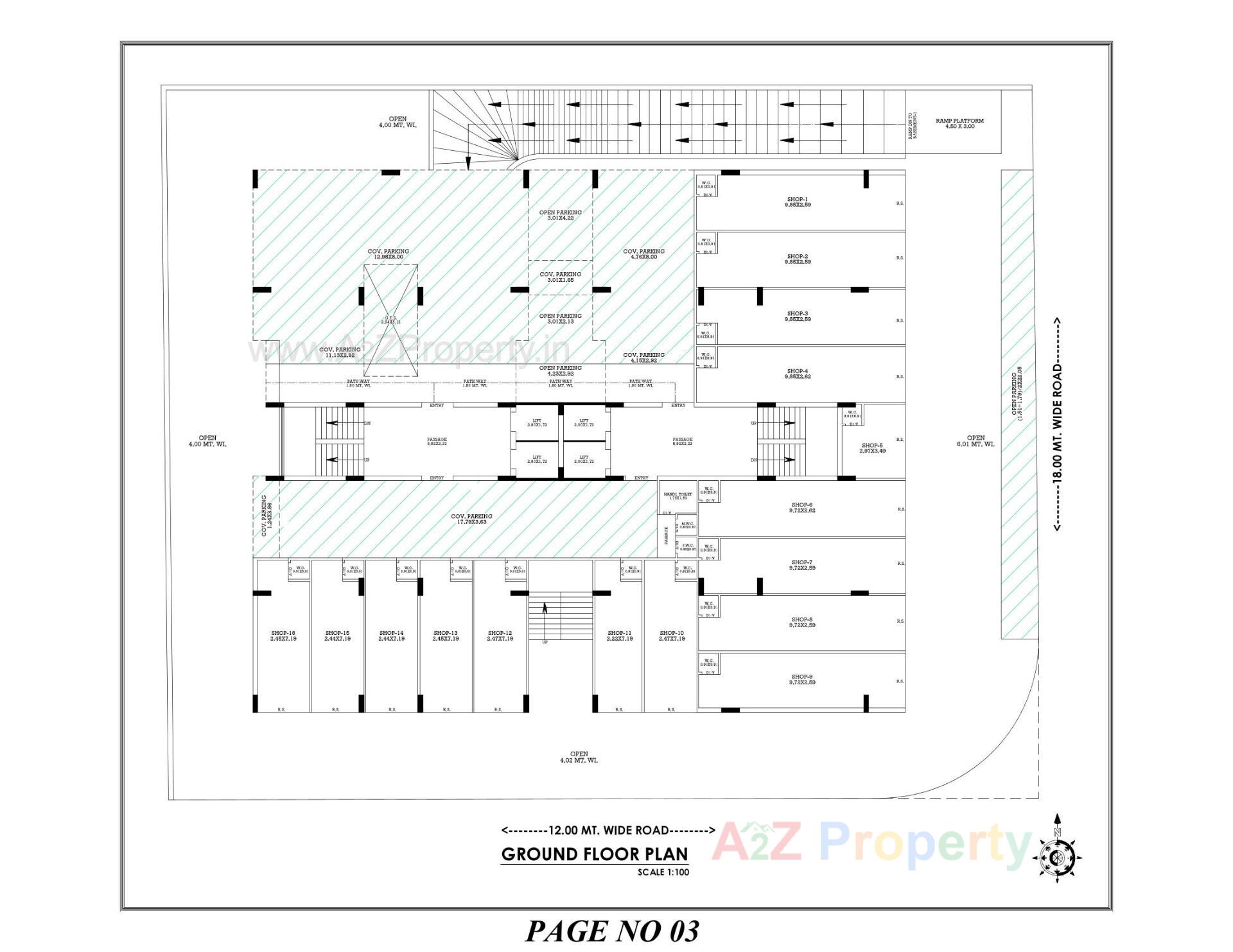 Layout of real estate project Balaji Spaaces Ii located at Rajkot, Rajkot, Gujarat