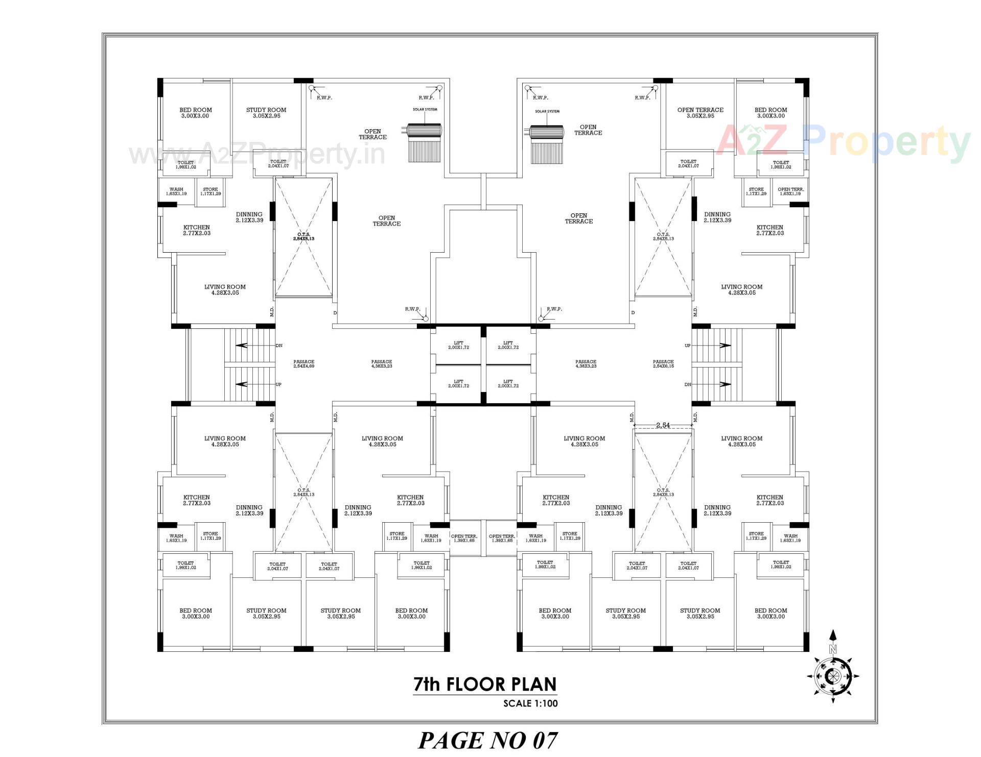 Layout of real estate project Balaji Spaaces Ii located at Rajkot, Rajkot, Gujarat
