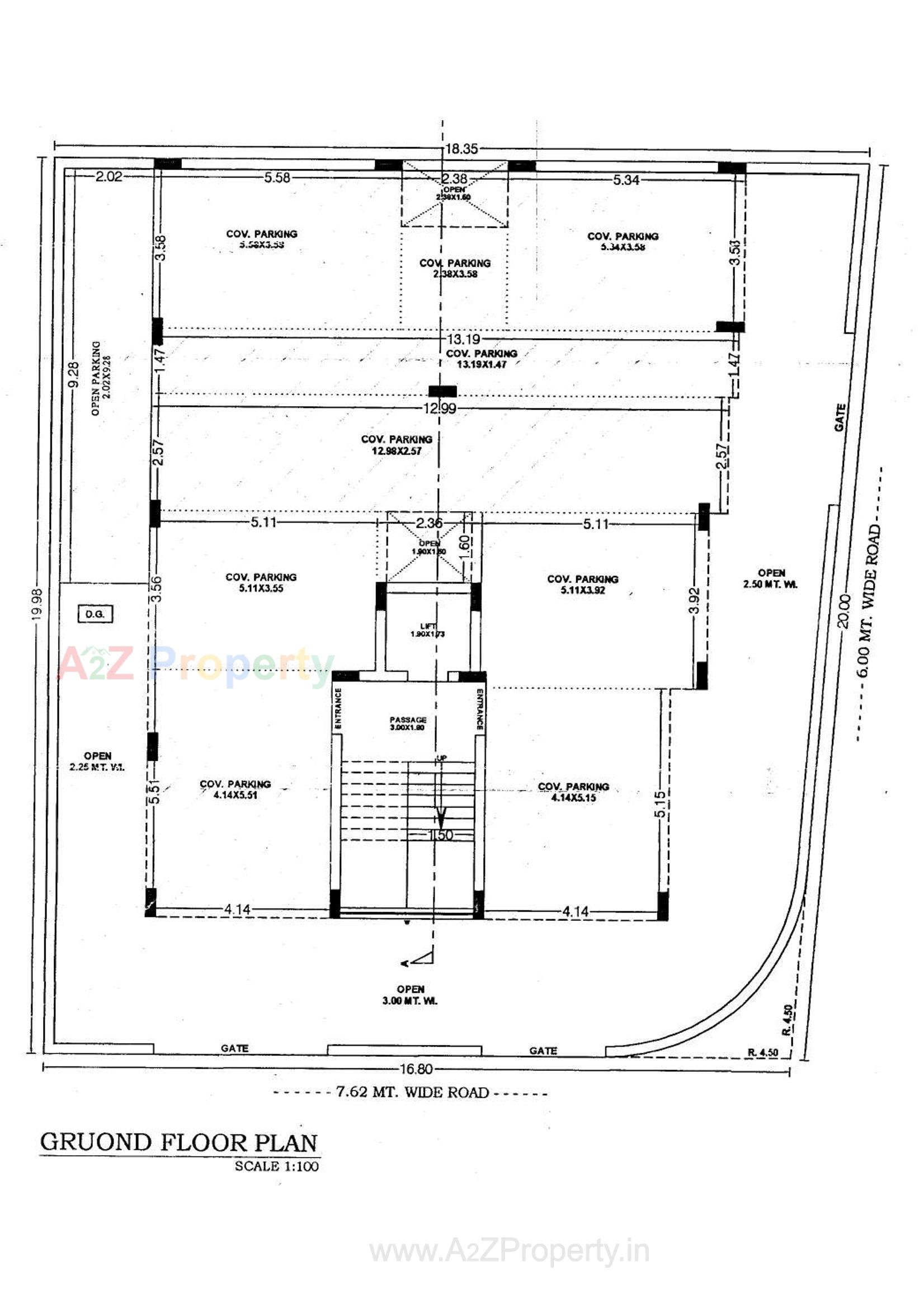 Layout of real estate project Bella Casa located at Rajkot, Rajkot, Gujarat