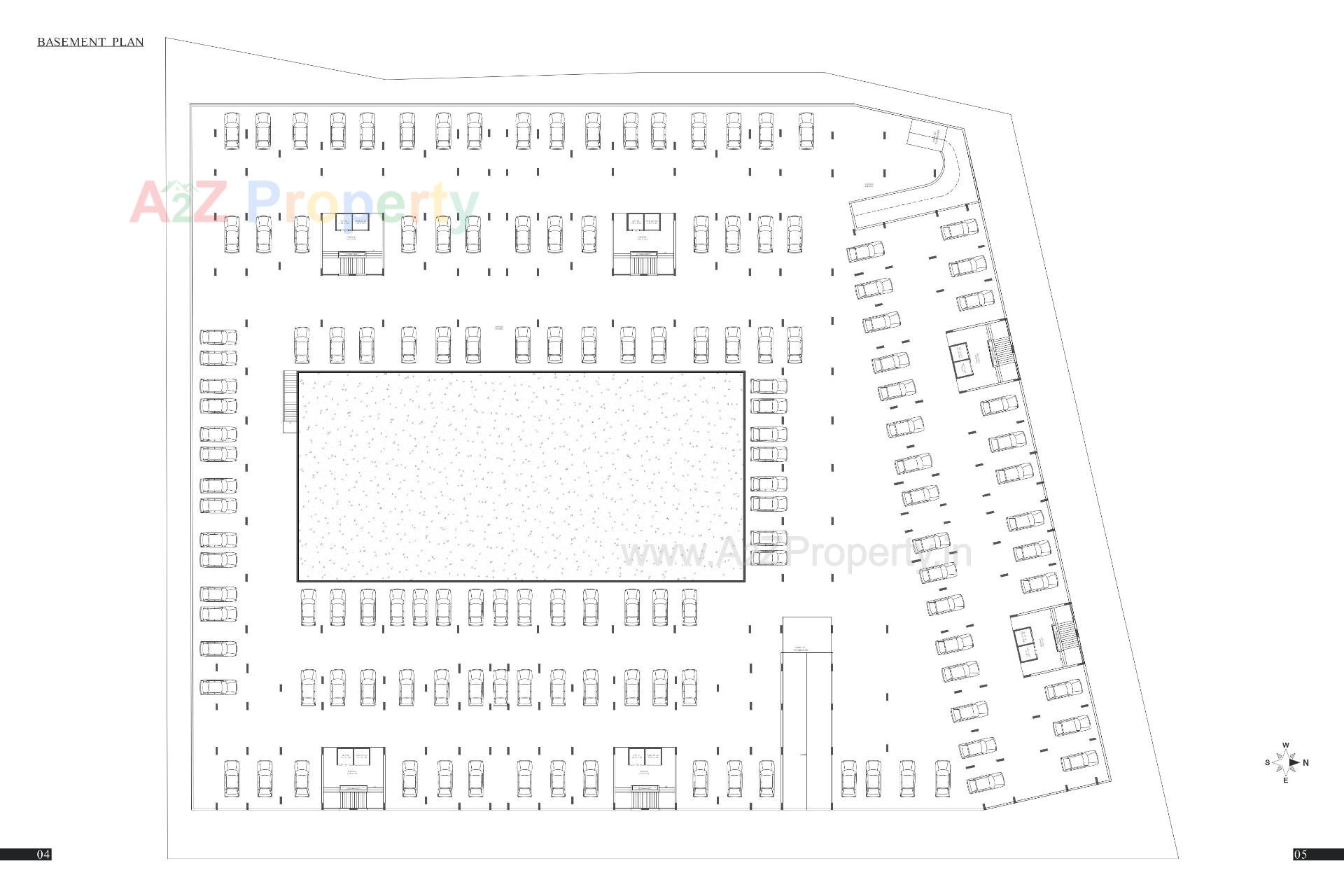 Layout of real estate project Bellezza Gardens located at Raiya, Rajkot, Gujarat