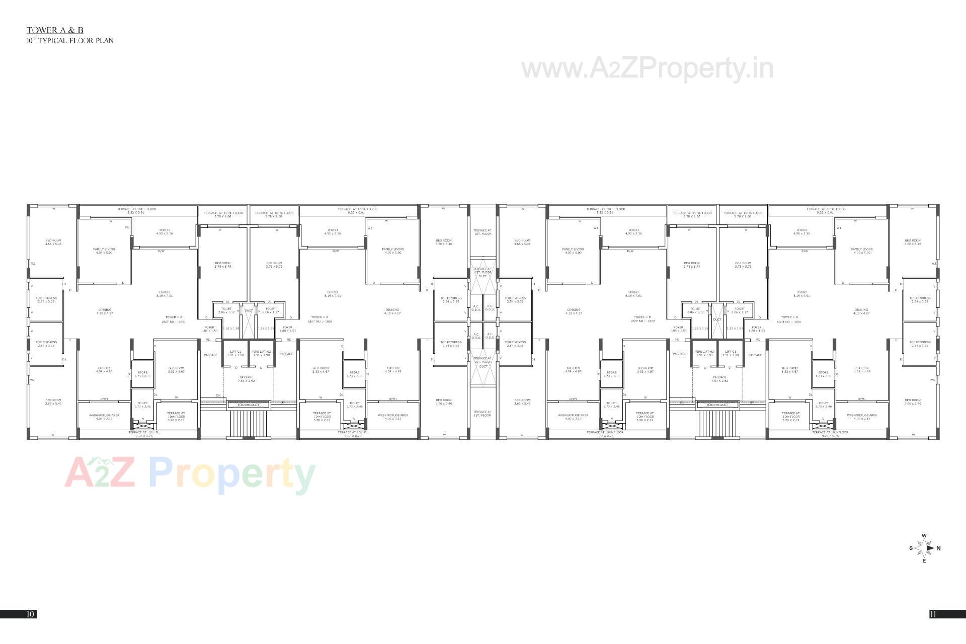 Layout of real estate project Bellezza Gardens located at Raiya, Rajkot, Gujarat