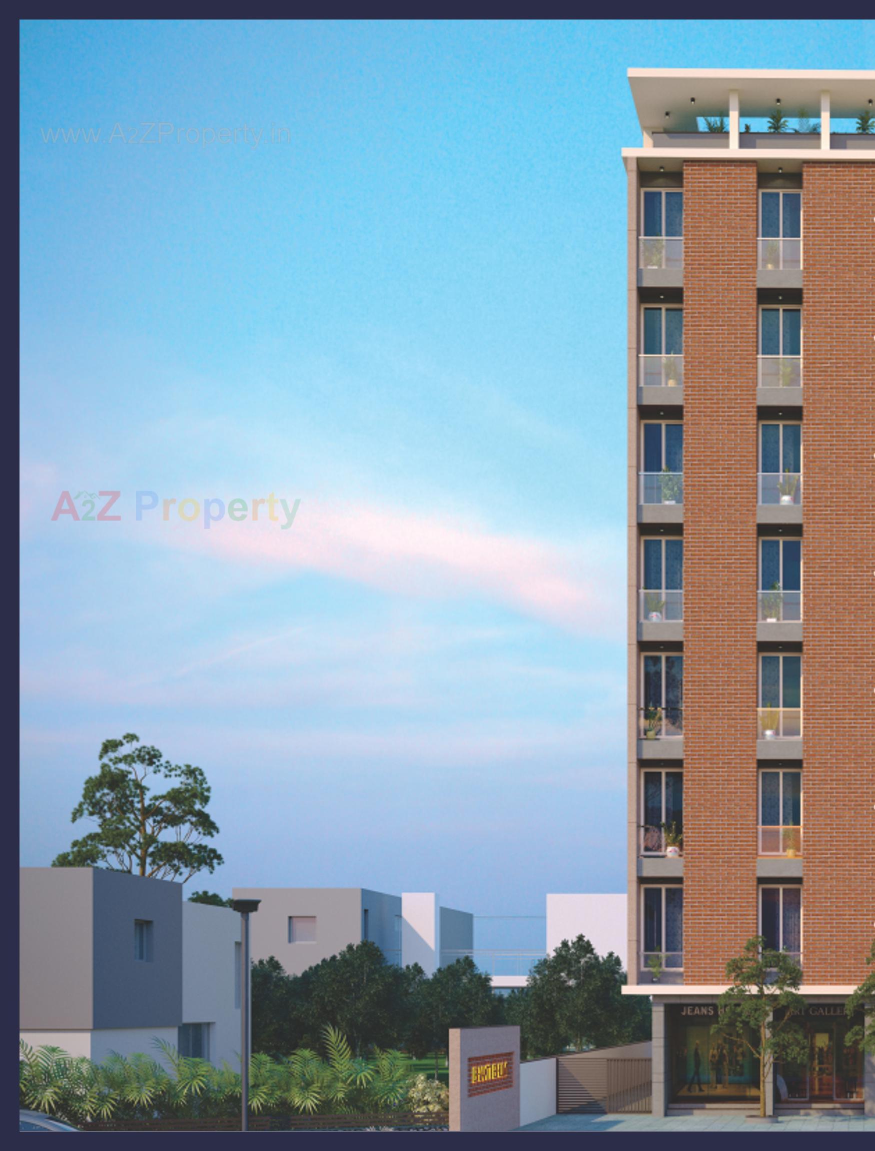 3D Elevation of real estate project Bhakti Bhumi located at Mavdi, Rajkot, Gujarat