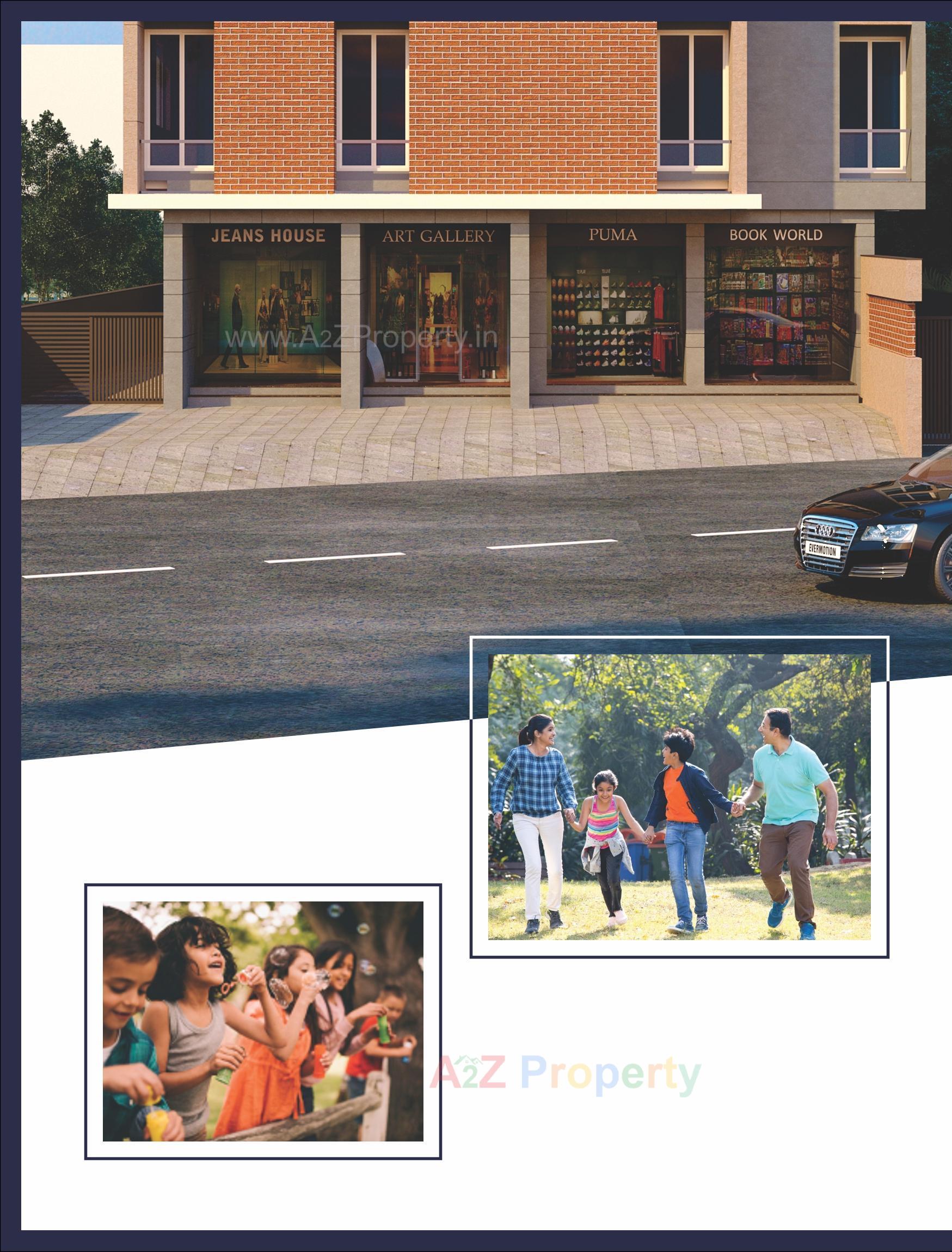 3D Elevation of real estate project Bhakti Bhumi located at Mavdi, Rajkot, Gujarat