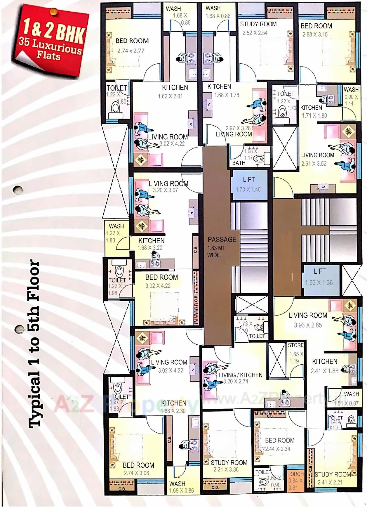 Layout of real estate project Bhoomi Empire located at Rajkot, Rajkot, Gujarat