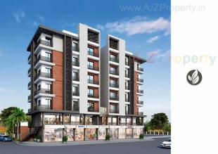 Elevation of real estate project Bilipatra Prime located at Mavdi, Rajkot, Gujarat