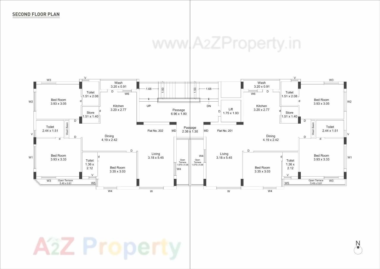 Layout of real estate project Bilipatra Prime located at Mavdi, Rajkot, Gujarat