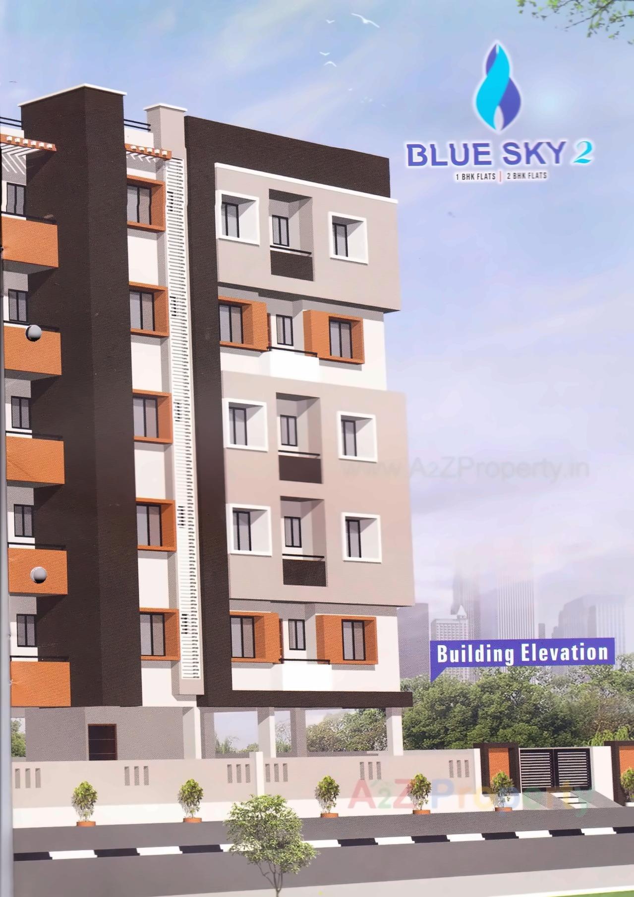 3D Elevation of real estate project Blue Sky located at Kothariya, Rajkot, Gujarat
