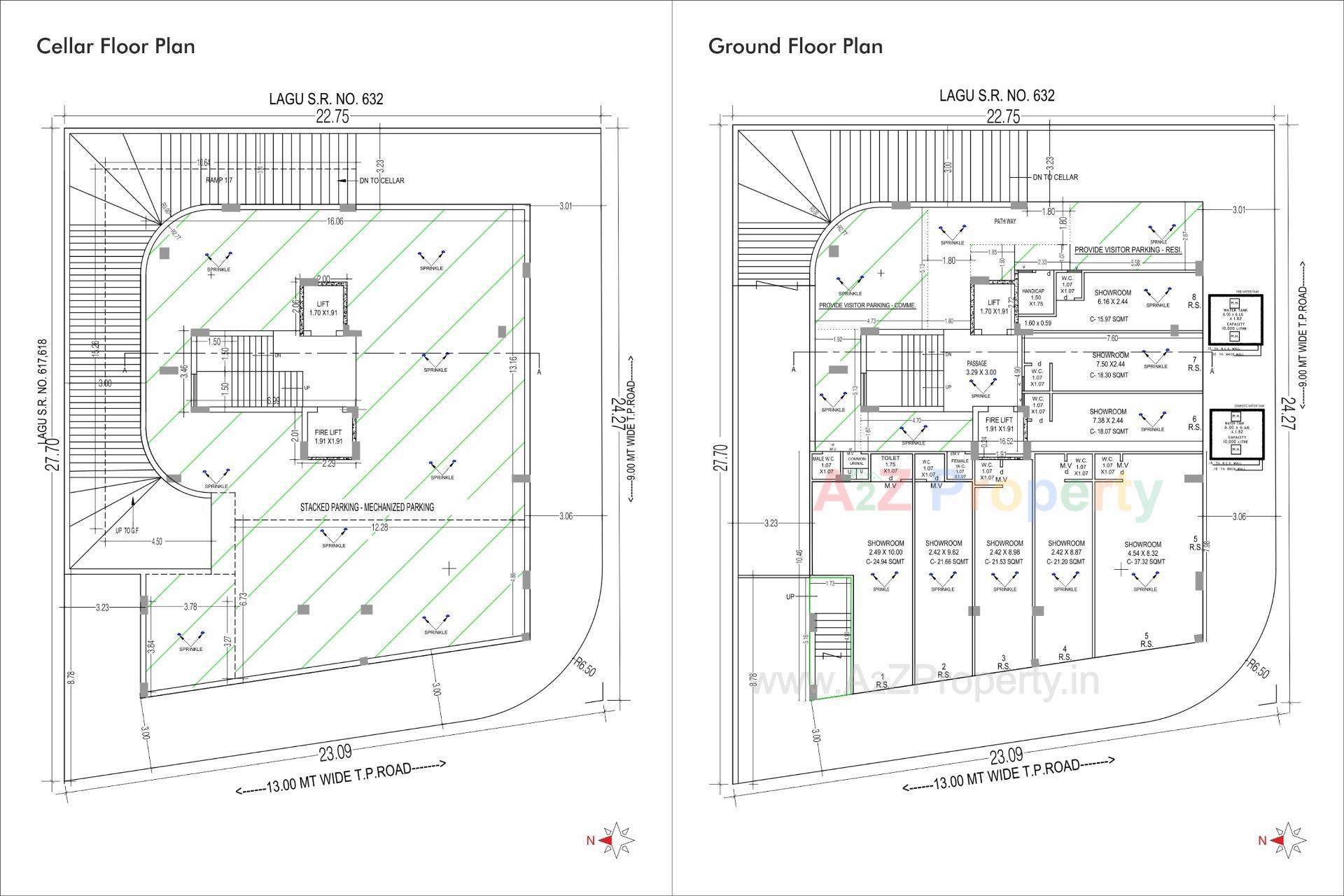 Layout of real estate project Bombay Silver Height located at Rajkot, Rajkot, Gujarat