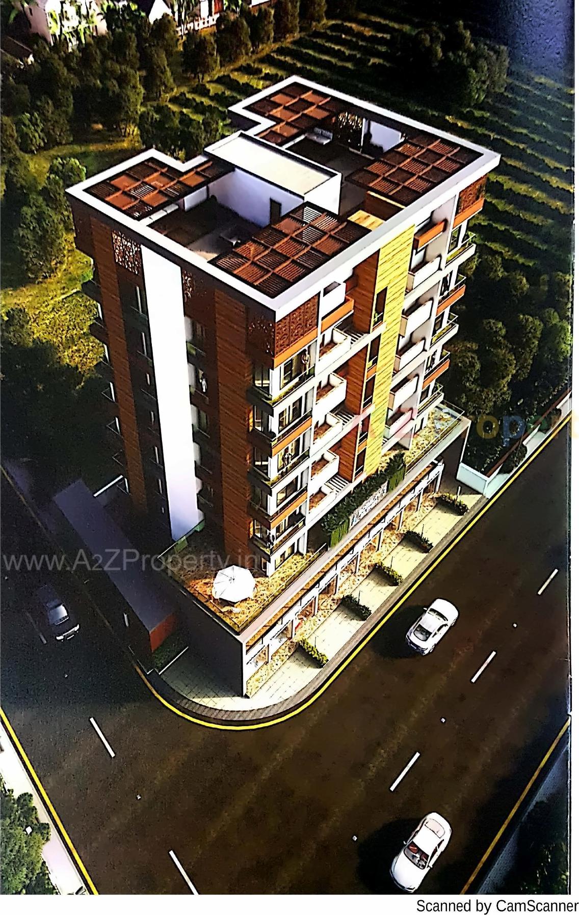 3D Elevation of real estate project Bombay Super Height located at Rajkot, Rajkot, Gujarat