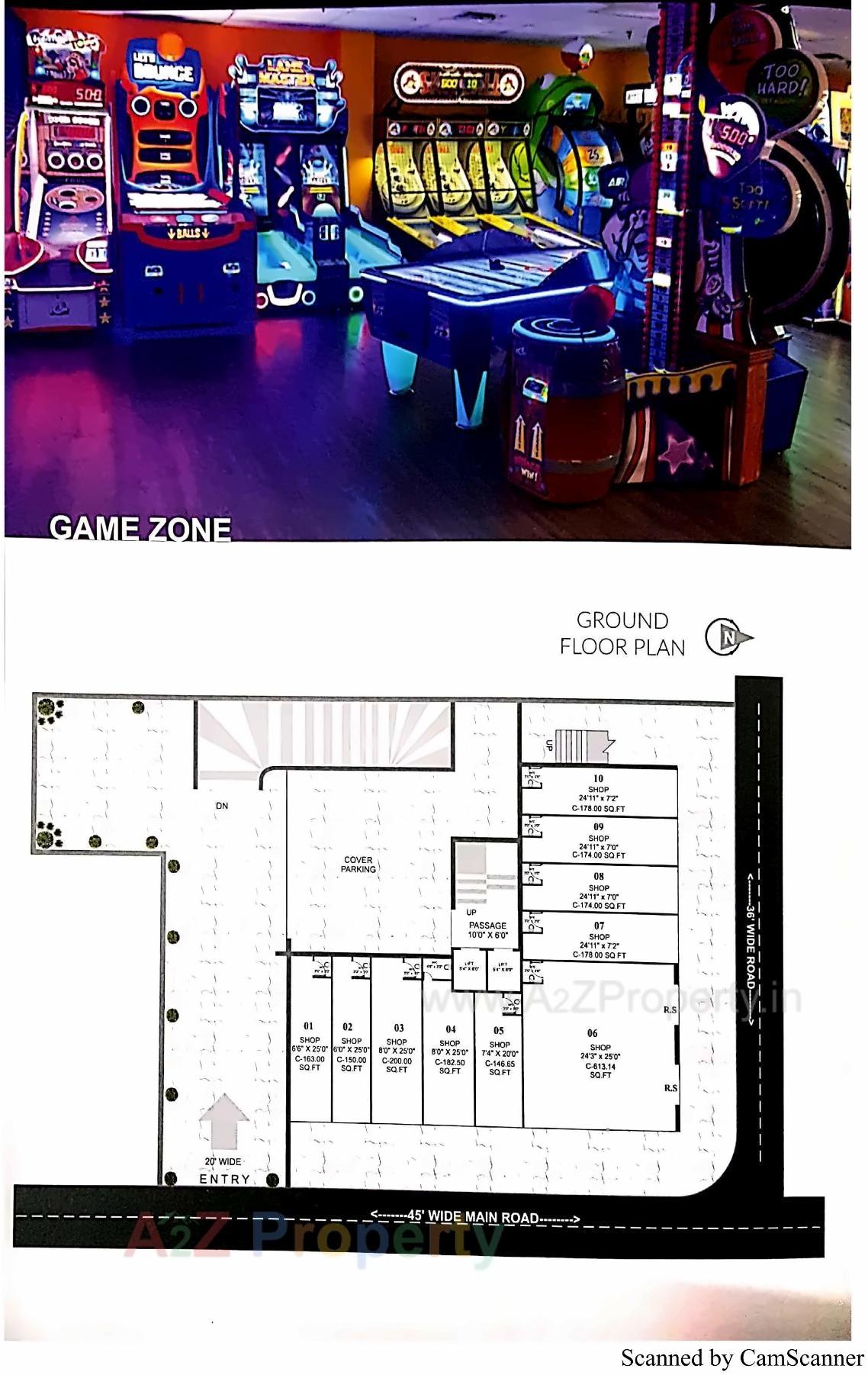 Layout of real estate project Bombay Super Height located at Rajkot, Rajkot, Gujarat