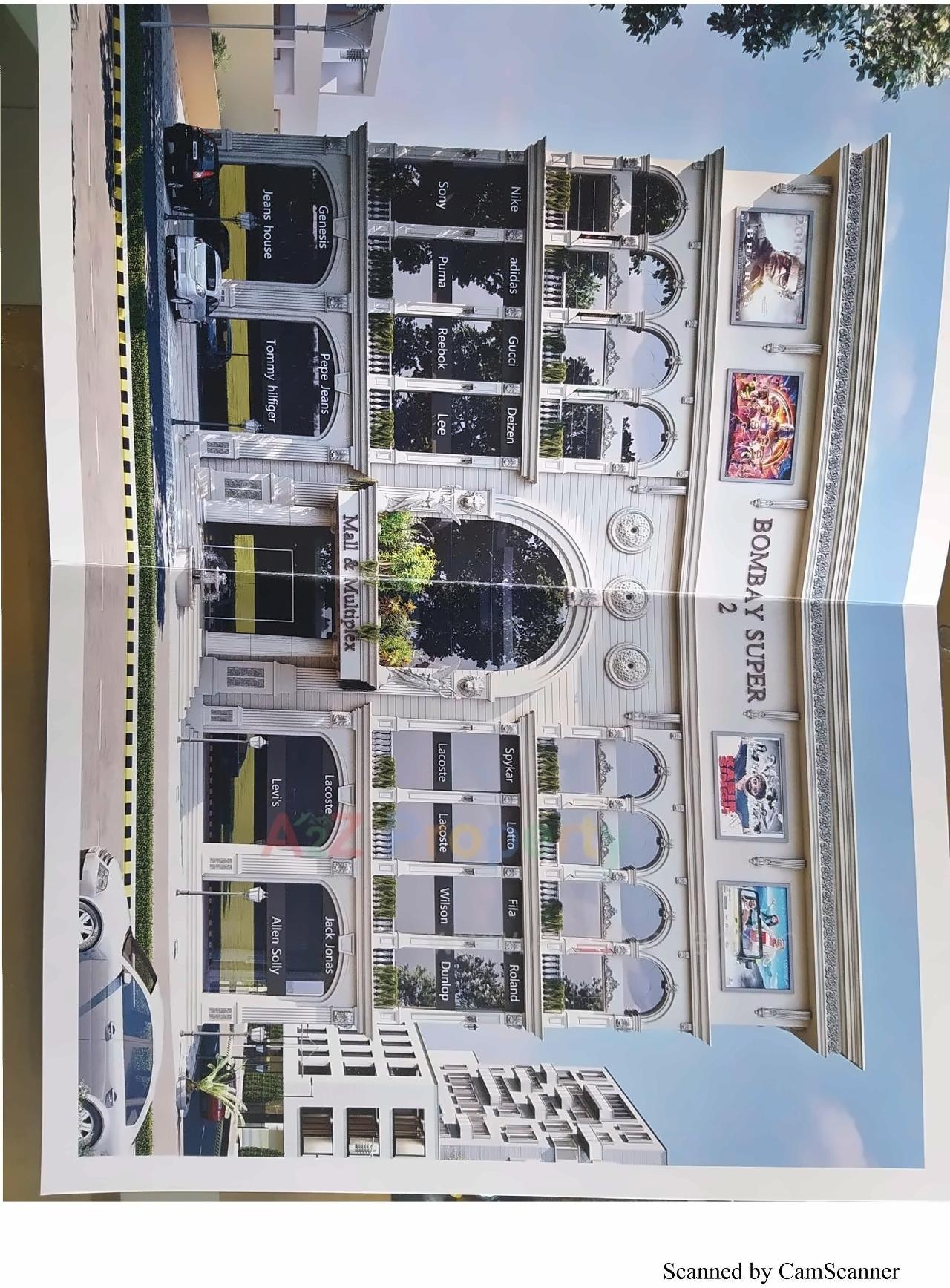 Layout of real estate project Bombay Super Heights located at Rajkot, Rajkot, Gujarat