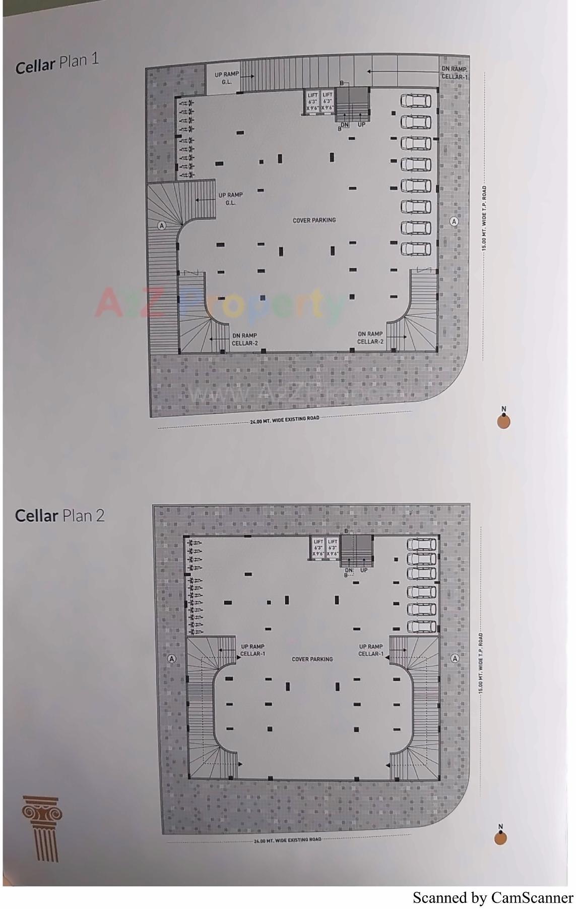 Layout of real estate project Bombay Super Heights located at Rajkot, Rajkot, Gujarat