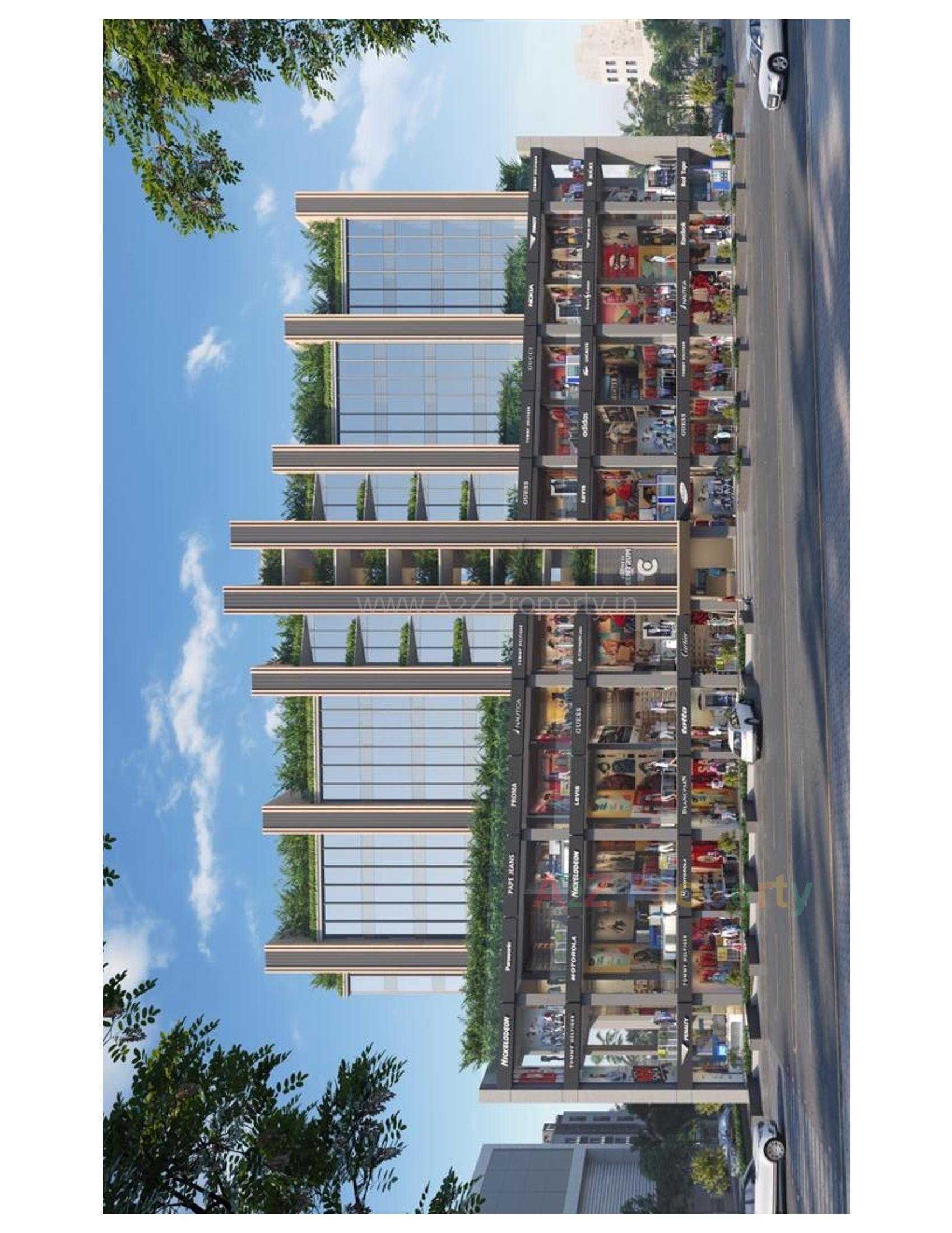 3D Elevation of real estate project Business Centrum located at Rajkot, Rajkot, Gujarat