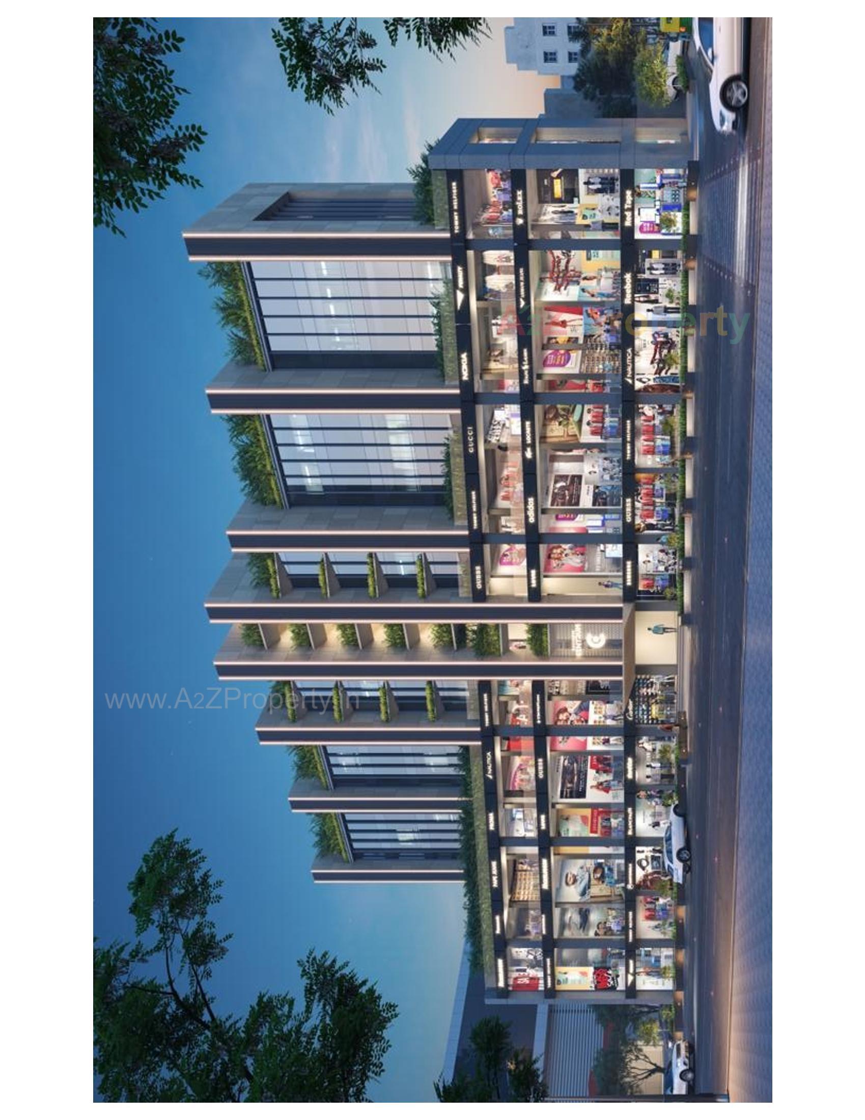 3D Elevation of real estate project Business Centrum located at Rajkot, Rajkot, Gujarat