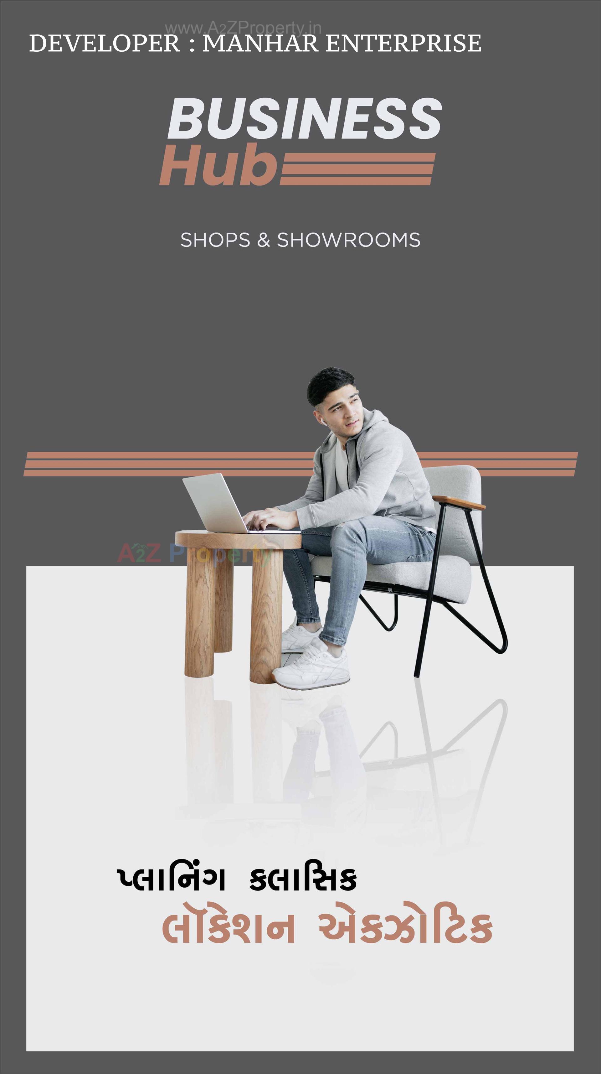  of real estate project Business Hub located at Manharpur, Rajkot, Gujarat