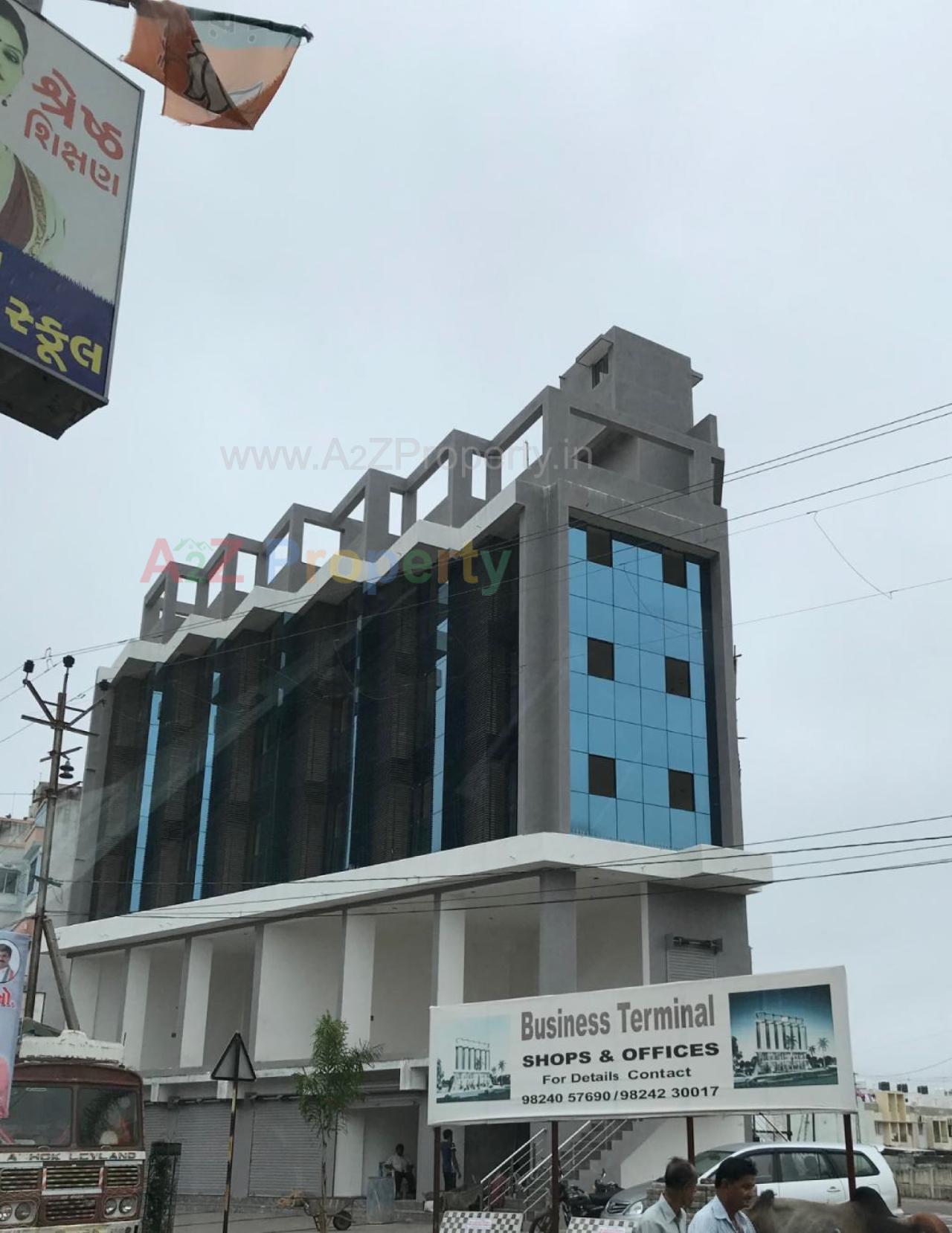 3D Elevation of real estate project Business Terminal located at Nana-mava, Rajkot, Gujarat
