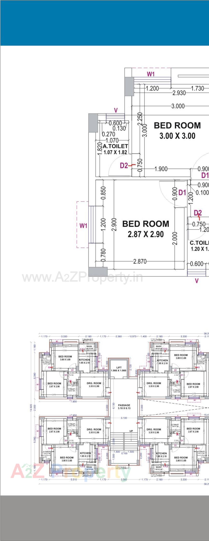 Layout of real estate project Central Package  Fp 12b located at Rajkot, Rajkot, Gujarat