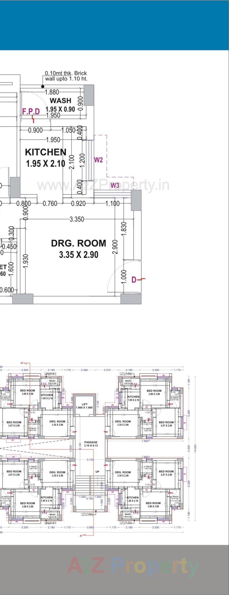 Layout of real estate project Central Package  Fp 12b located at Rajkot, Rajkot, Gujarat