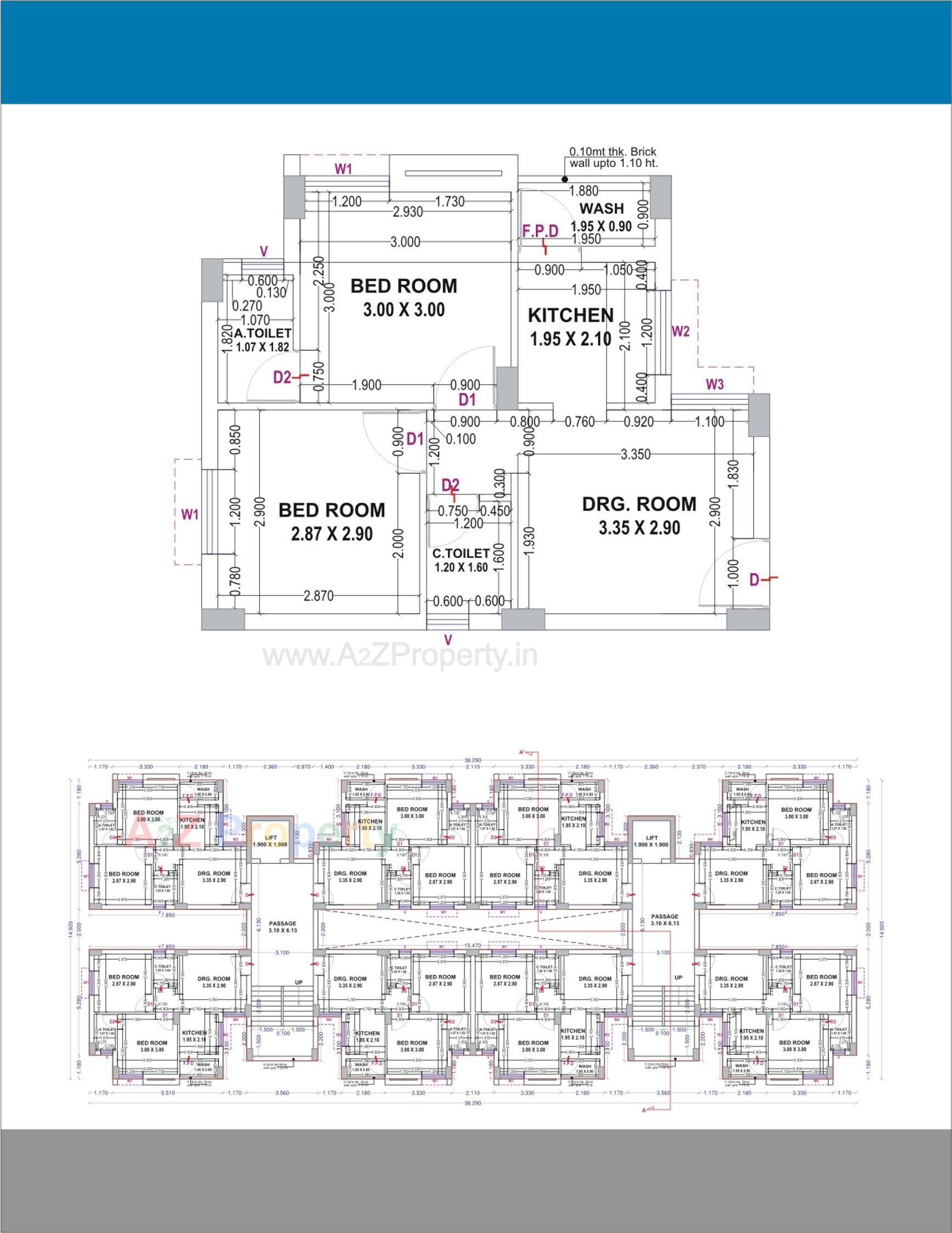 Layout of real estate project Central Package  Fp 12b located at Rajkot, Rajkot, Gujarat