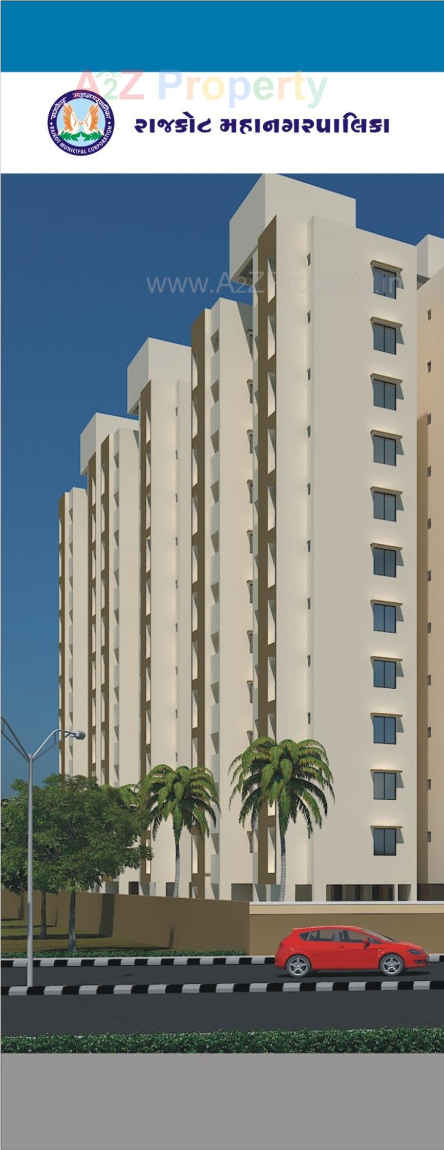 3D Elevation of real estate project Central Package  Fp 12b located at Rajkot, Rajkot, Gujarat