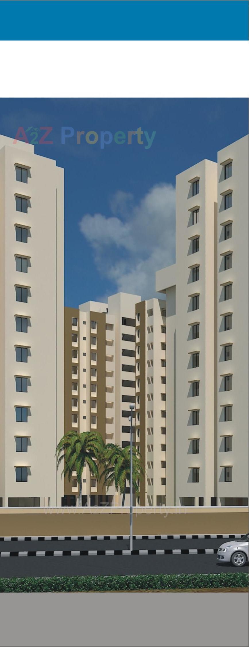 3D Elevation of real estate project Central Package  Fp 12b located at Rajkot, Rajkot, Gujarat