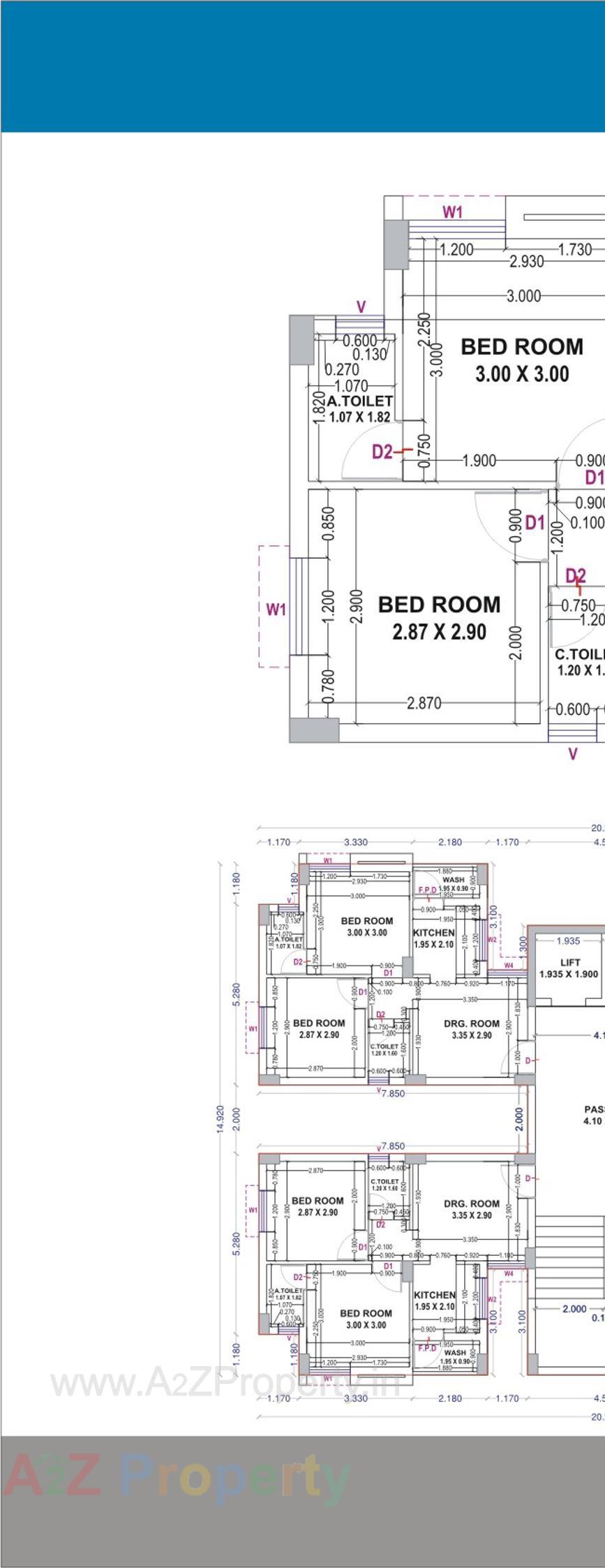 Layout of real estate project Central Package  Fp 12b located at Rajkot, Rajkot, Gujarat