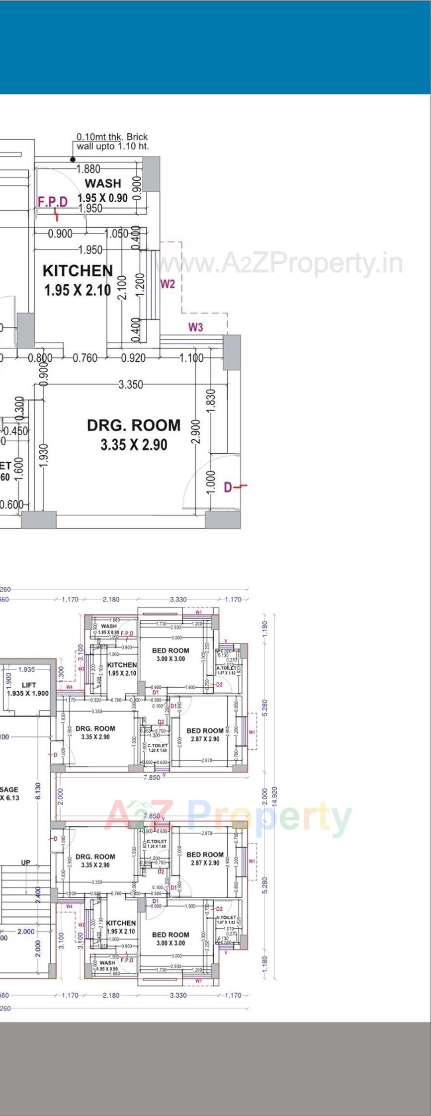 Layout of real estate project Central Package  Fp 12b located at Rajkot, Rajkot, Gujarat