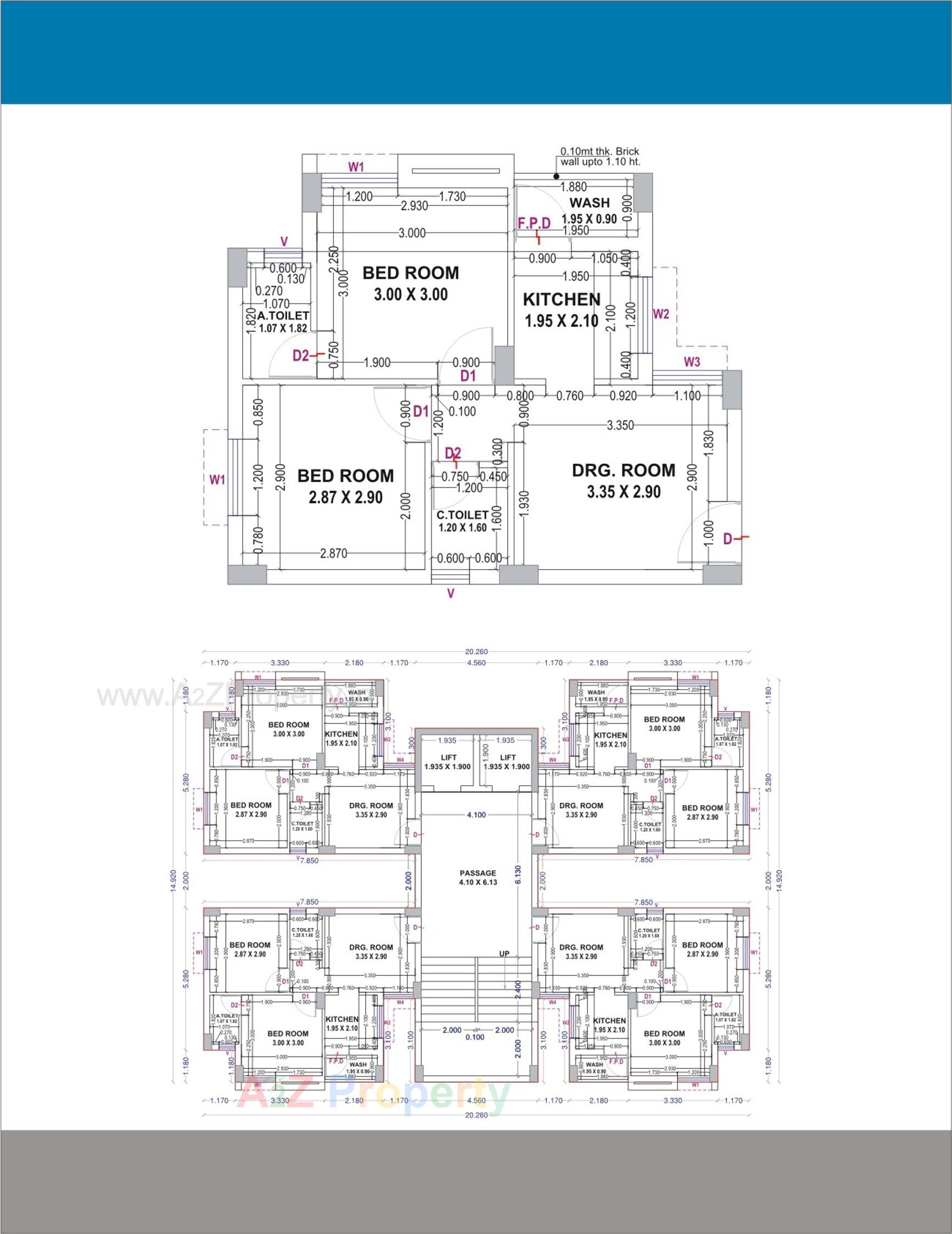 Layout of real estate project Central Package  Fp 12b located at Rajkot, Rajkot, Gujarat