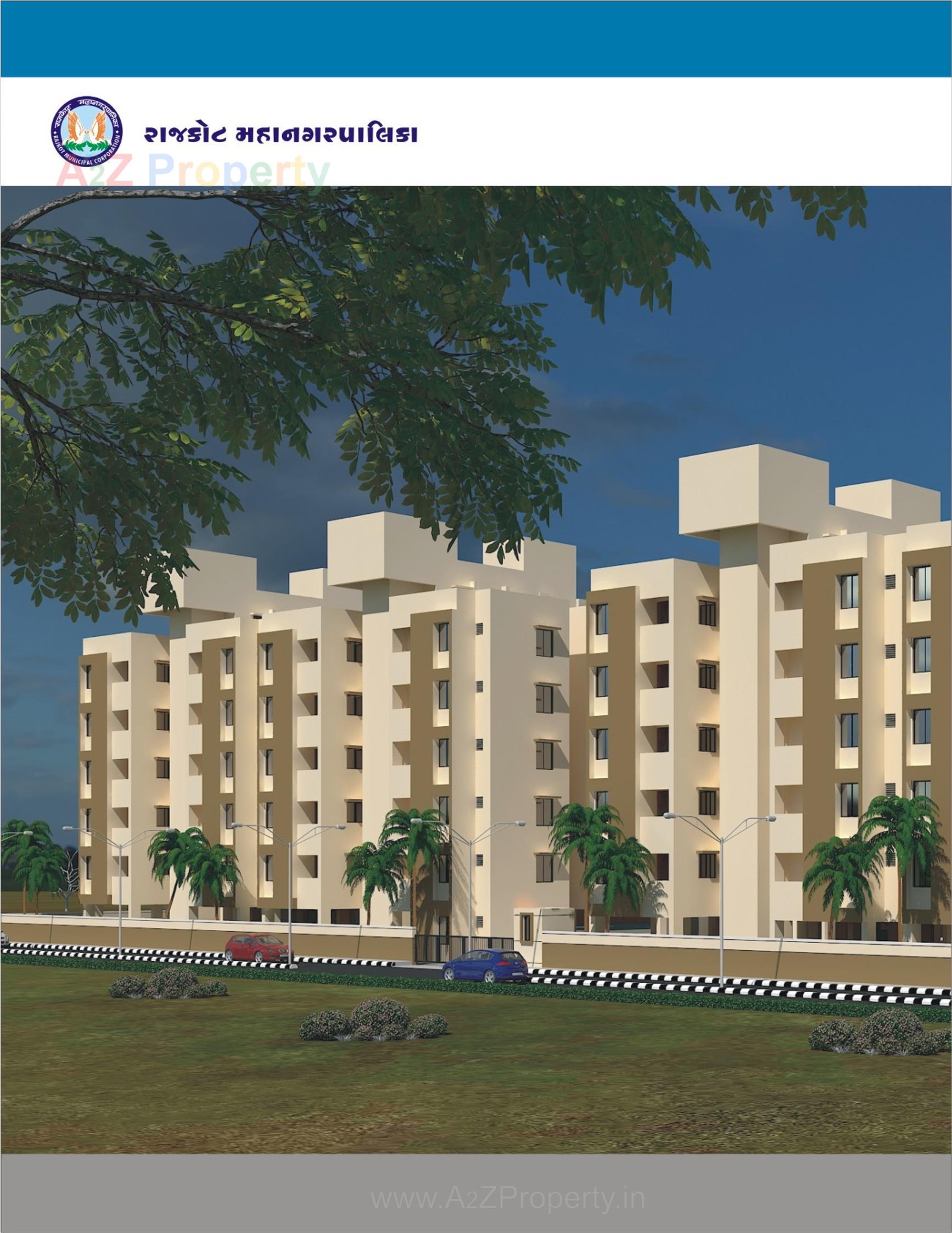 3D Elevation of real estate project Central Zone Package  Fp 12a located at Rajkot, Rajkot, Gujarat