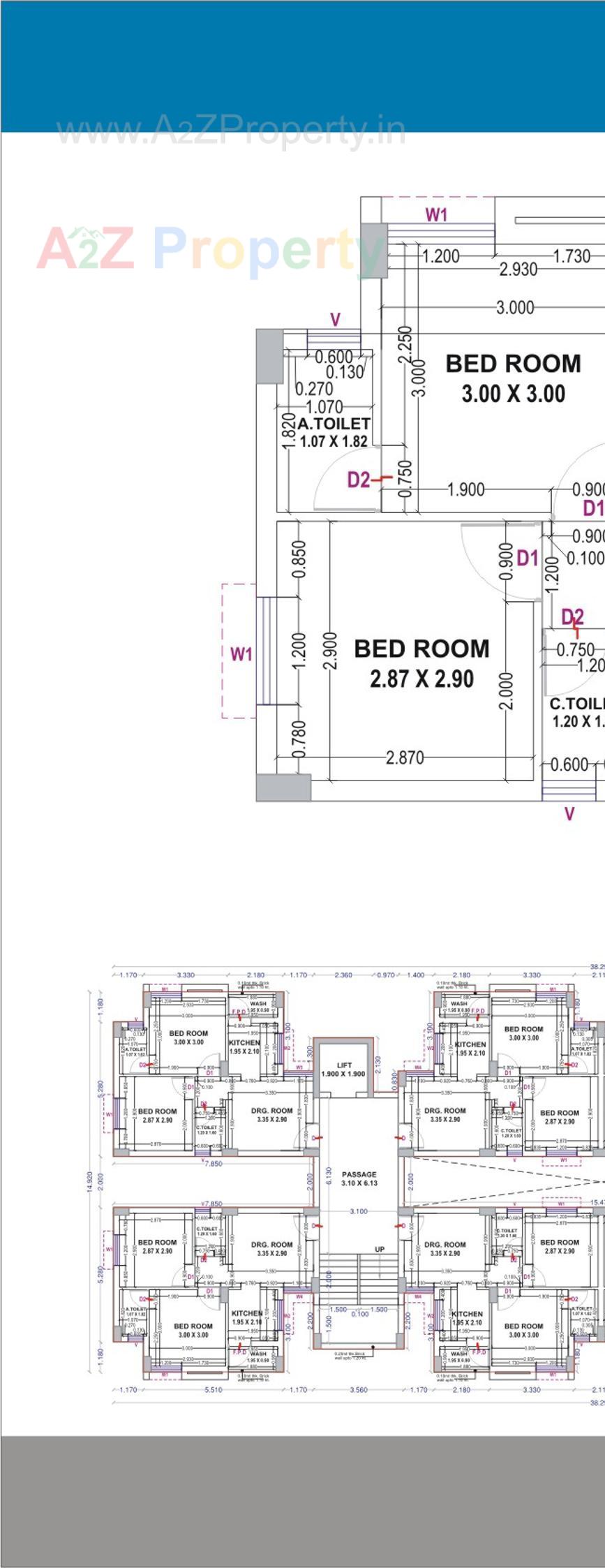 Layout of real estate project Central Zone Package  Fp 12a located at Rajkot, Rajkot, Gujarat