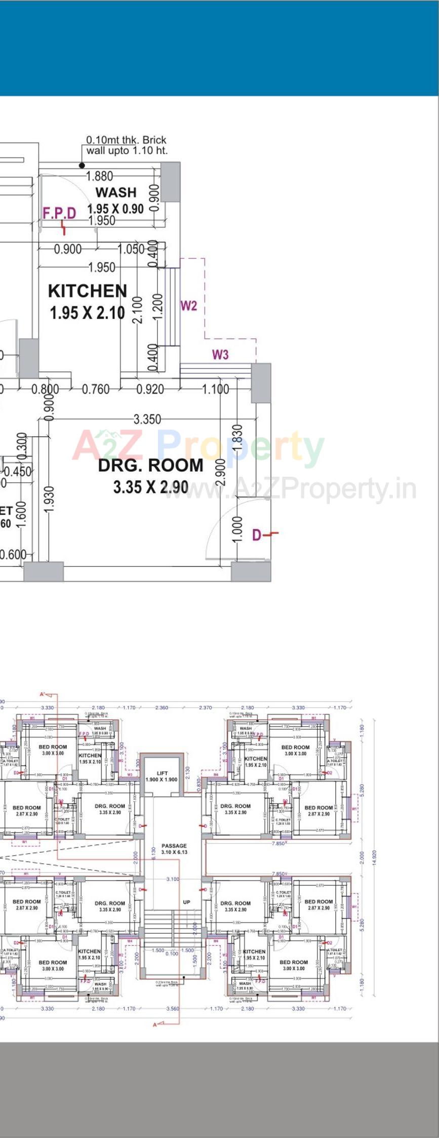 Layout of real estate project Central Zone Package  Fp 12a located at Rajkot, Rajkot, Gujarat