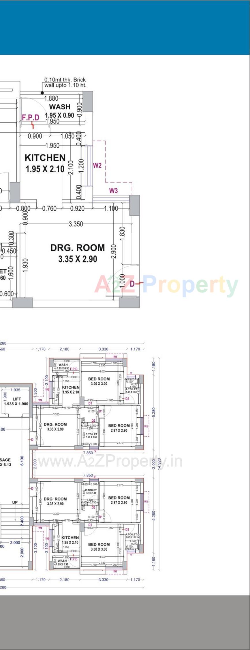 Layout of real estate project Central Zone Package  Fp 12a located at Rajkot, Rajkot, Gujarat