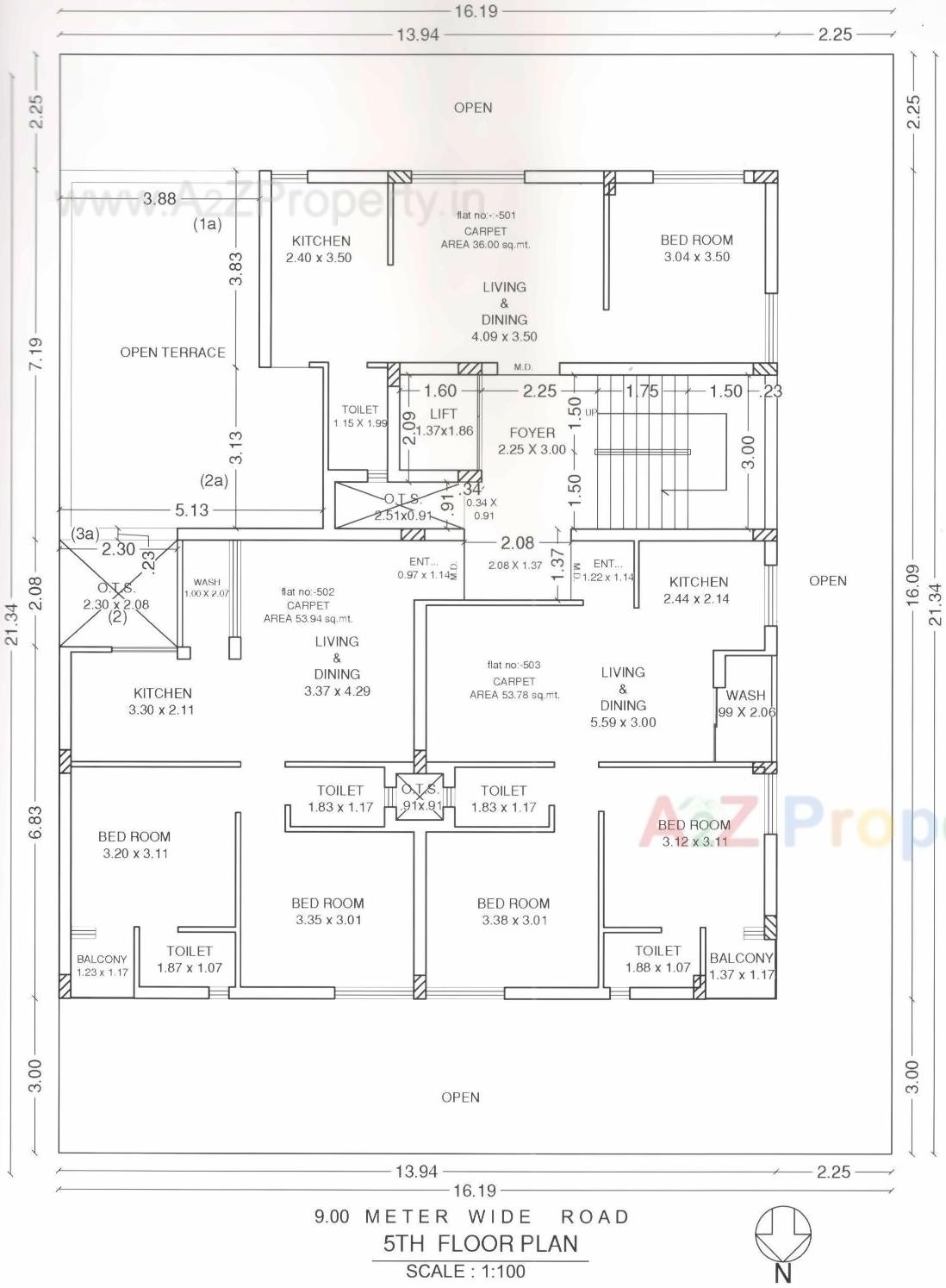 Layout of real estate project Century Comfort located at Rajkot, Rajkot, Gujarat
