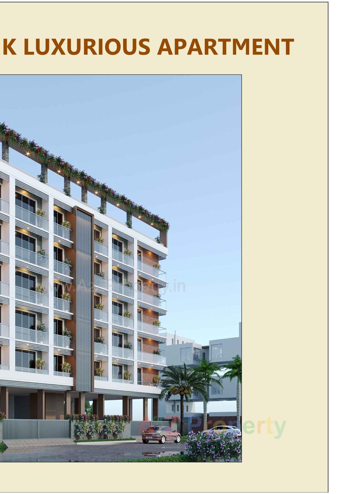 3D Elevation of real estate project Chaitanya located at Mavdi, Rajkot, Gujarat