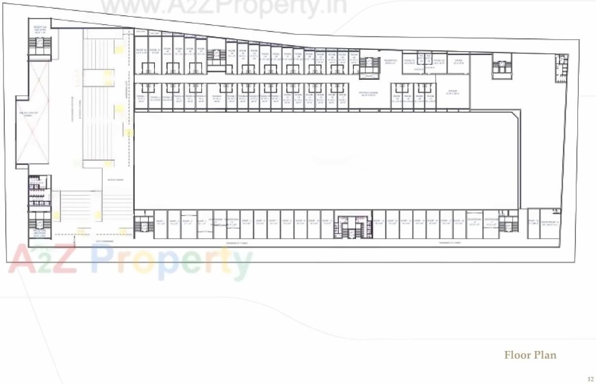 Layout of real estate project City Center located at Rajkot, Rajkot, Gujarat
