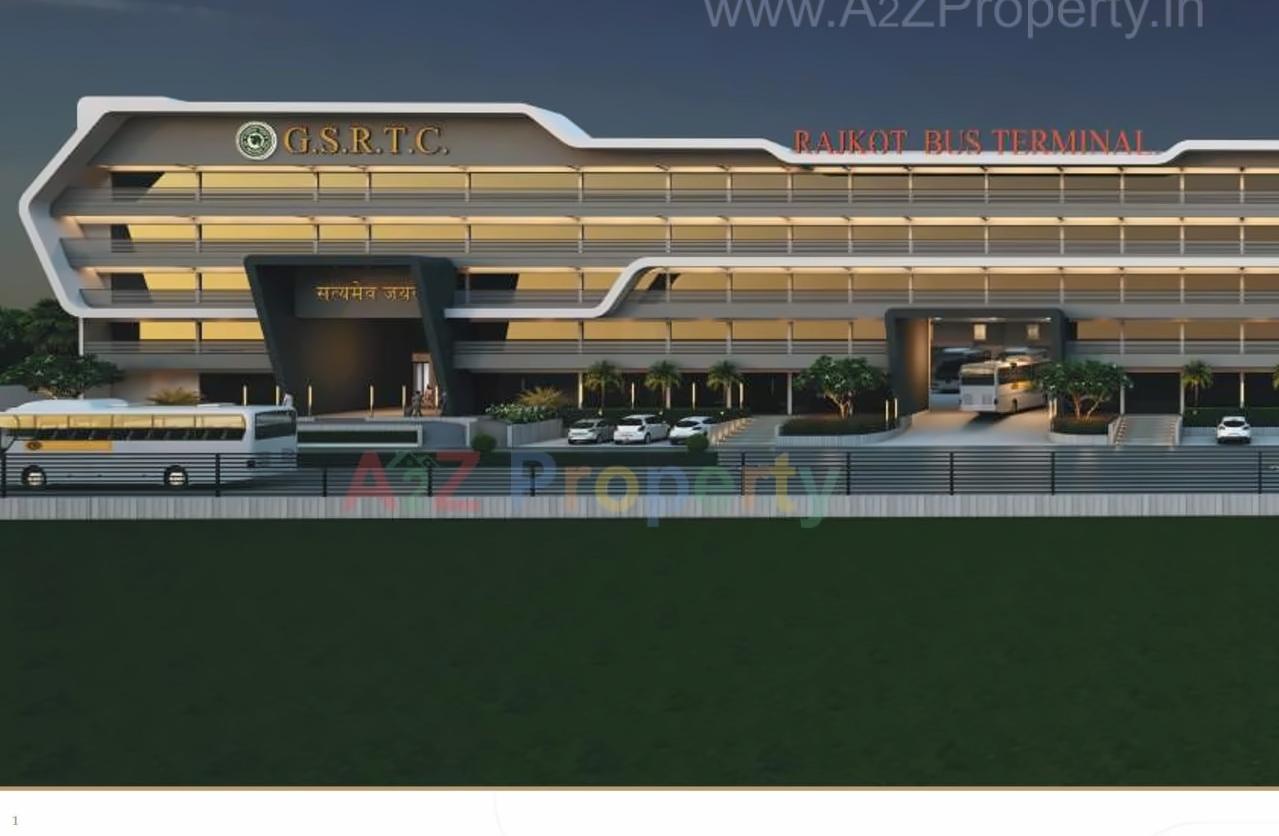 3D Elevation of real estate project City Center located at Rajkot, Rajkot, Gujarat