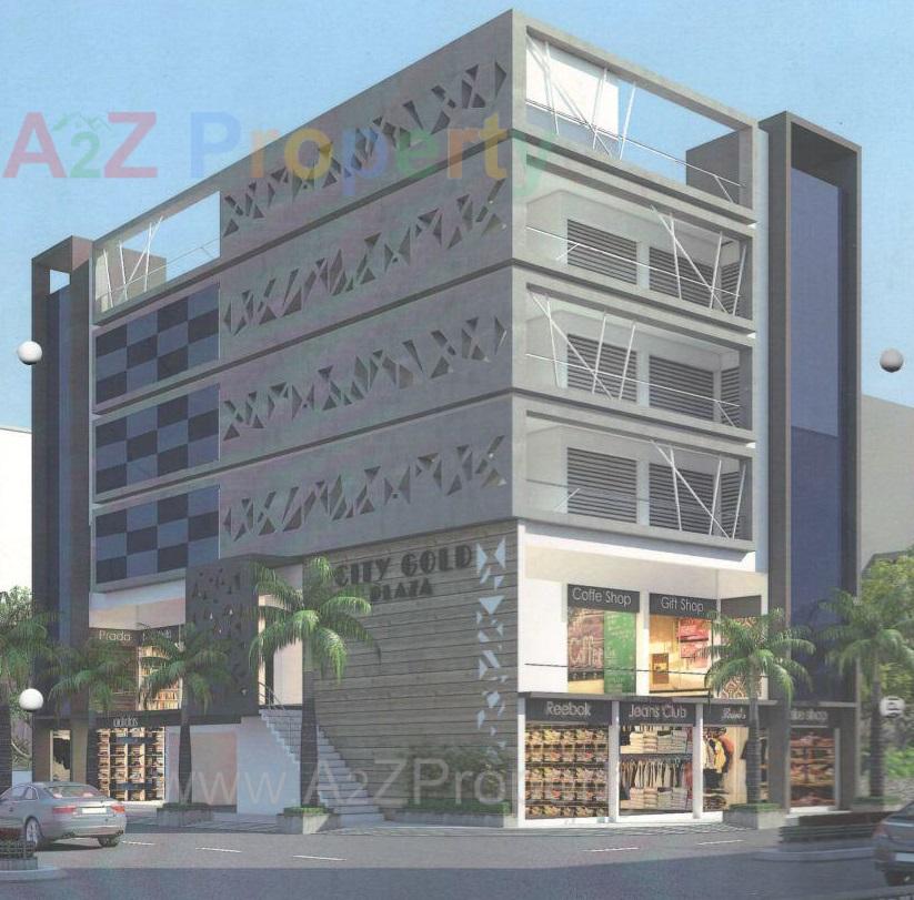 3D Elevation of real estate project City Gold Plaza located at Rajkot, Rajkot, Gujarat