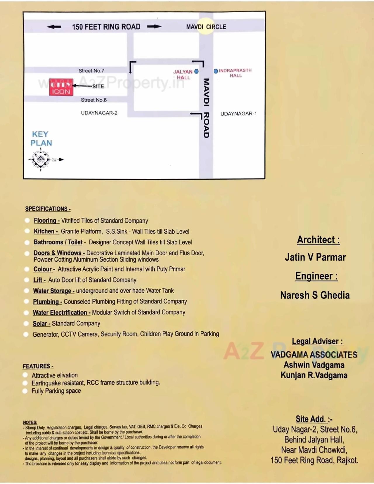  of real estate project City Icon located at Mavdi, Rajkot, Gujarat