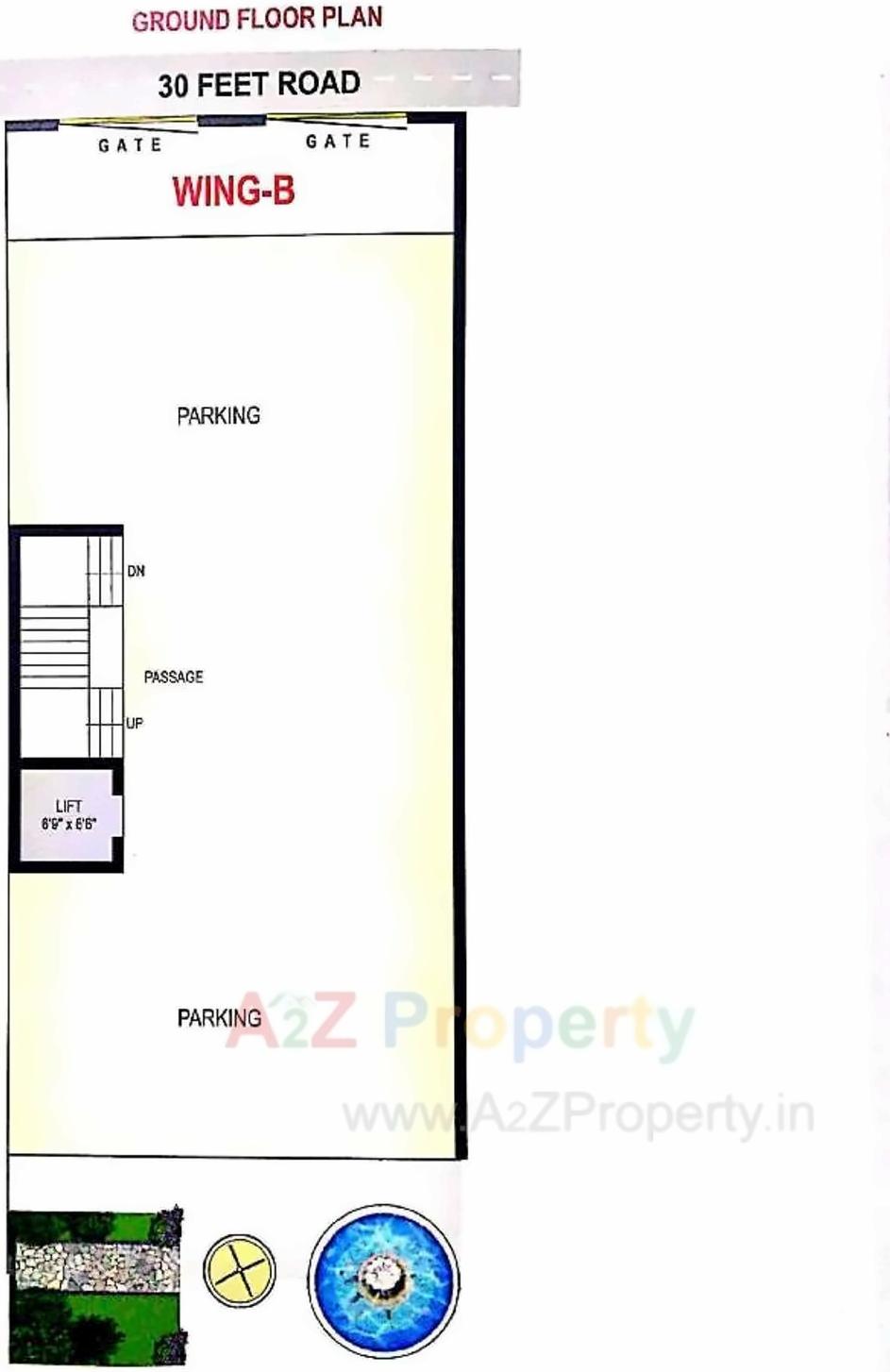 Layout of real estate project City One World located at Rajkot, Rajkot, Gujarat