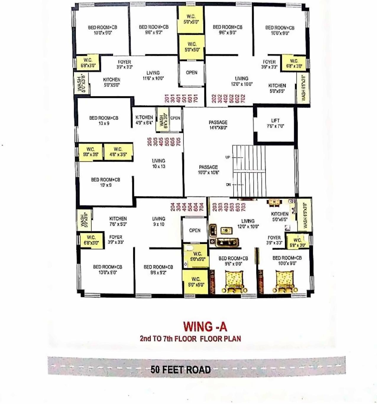Layout of real estate project City One World located at Rajkot, Rajkot, Gujarat