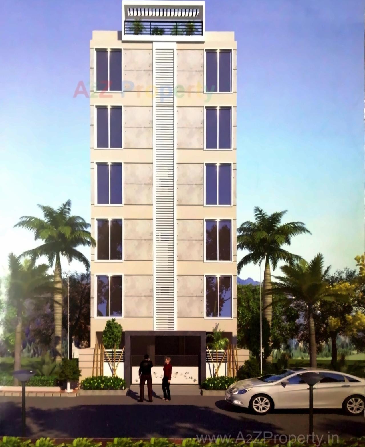 3D Elevation of real estate project City Onyx located at Mavdi, Rajkot, Gujarat
