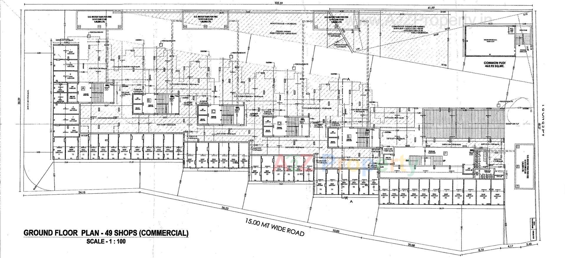 Layout of real estate project City Selenium located at Rajkot, Rajkot, Gujarat