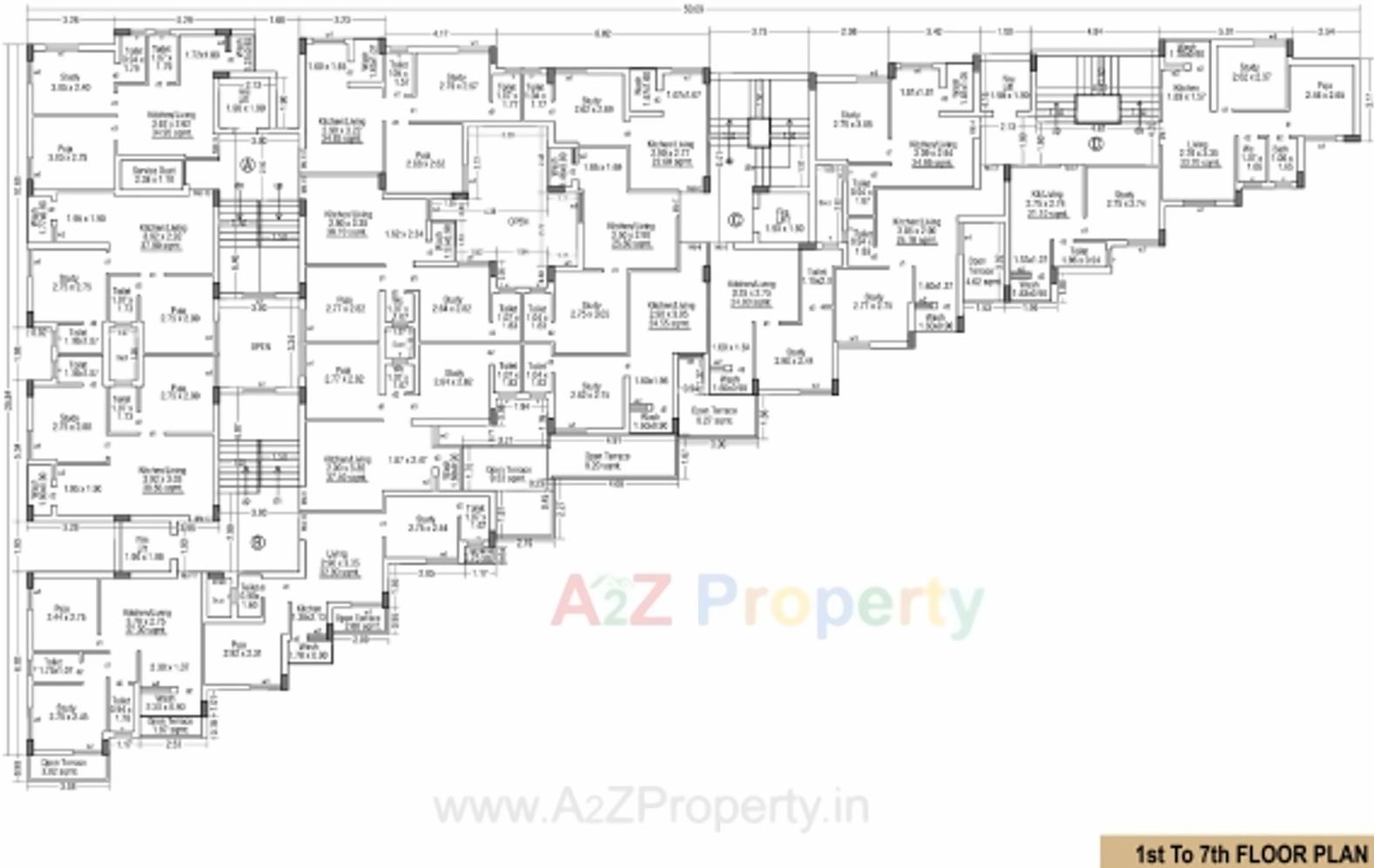 Layout of real estate project City Serenity located at Raiya, Rajkot, Gujarat