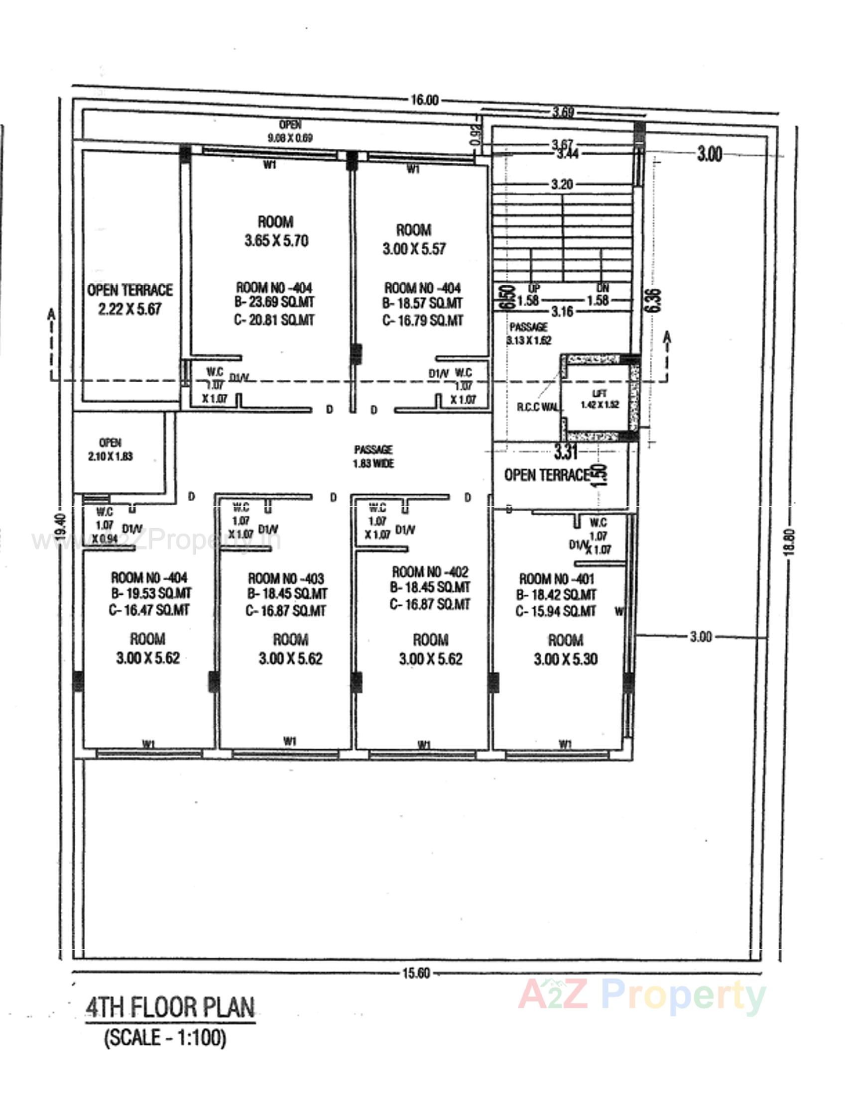 Layout of real estate project City Shops located at Rajkot, Rajkot, Gujarat