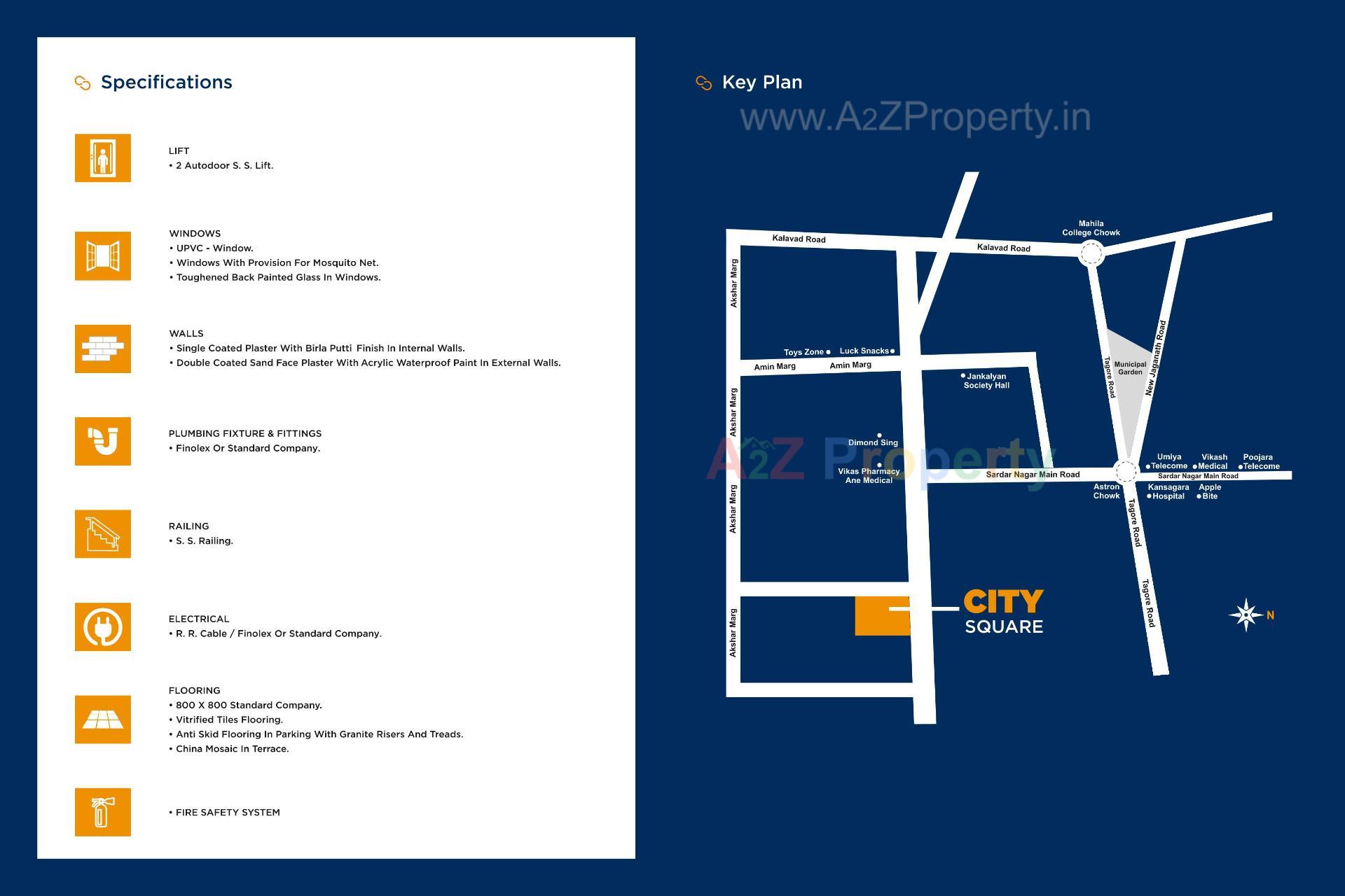  of real estate project City Square located at Rajkot, Rajkot, Gujarat