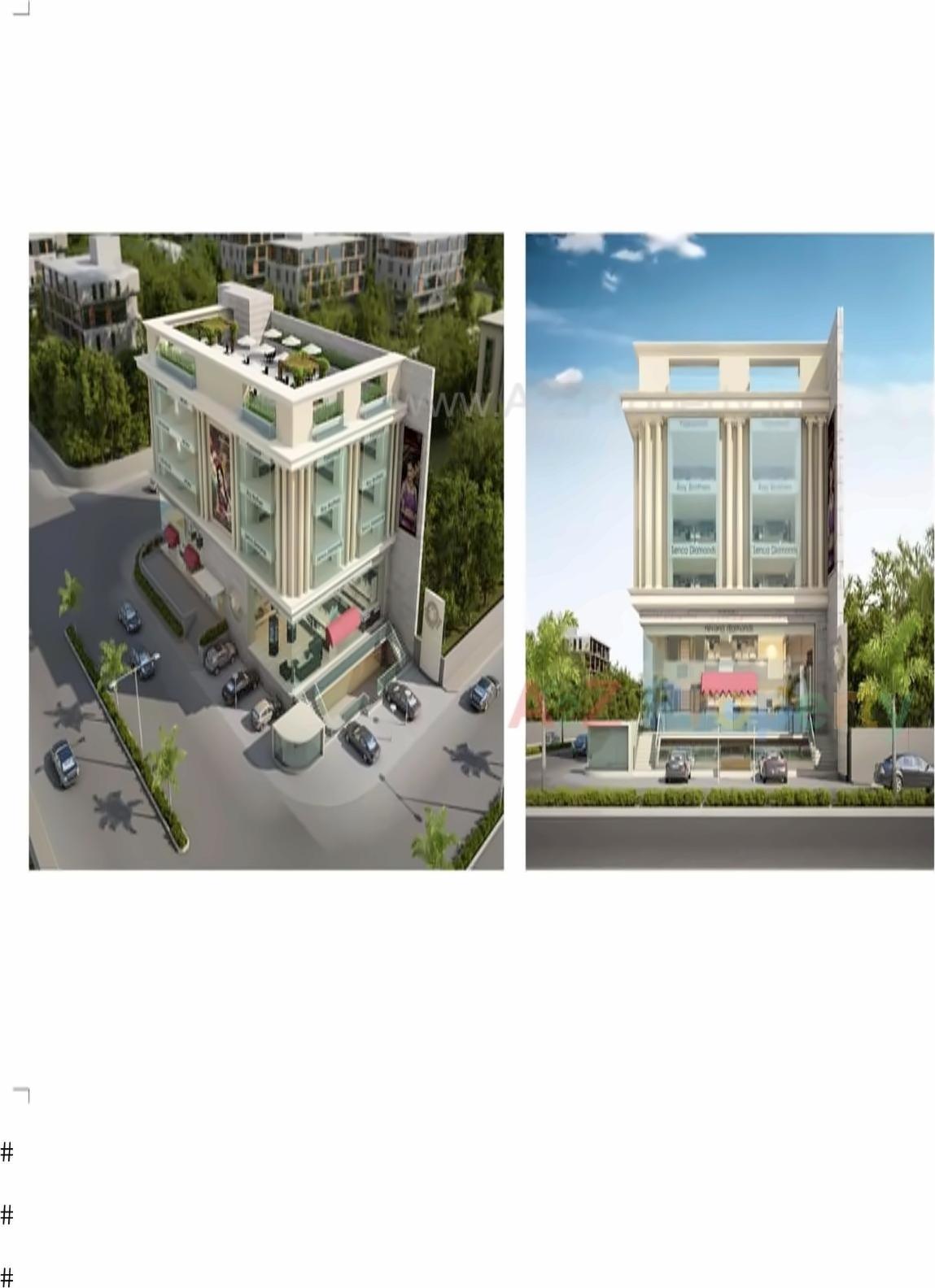 3D Elevation of real estate project Classic Gem located at Rajkot, Rajkot, Gujarat